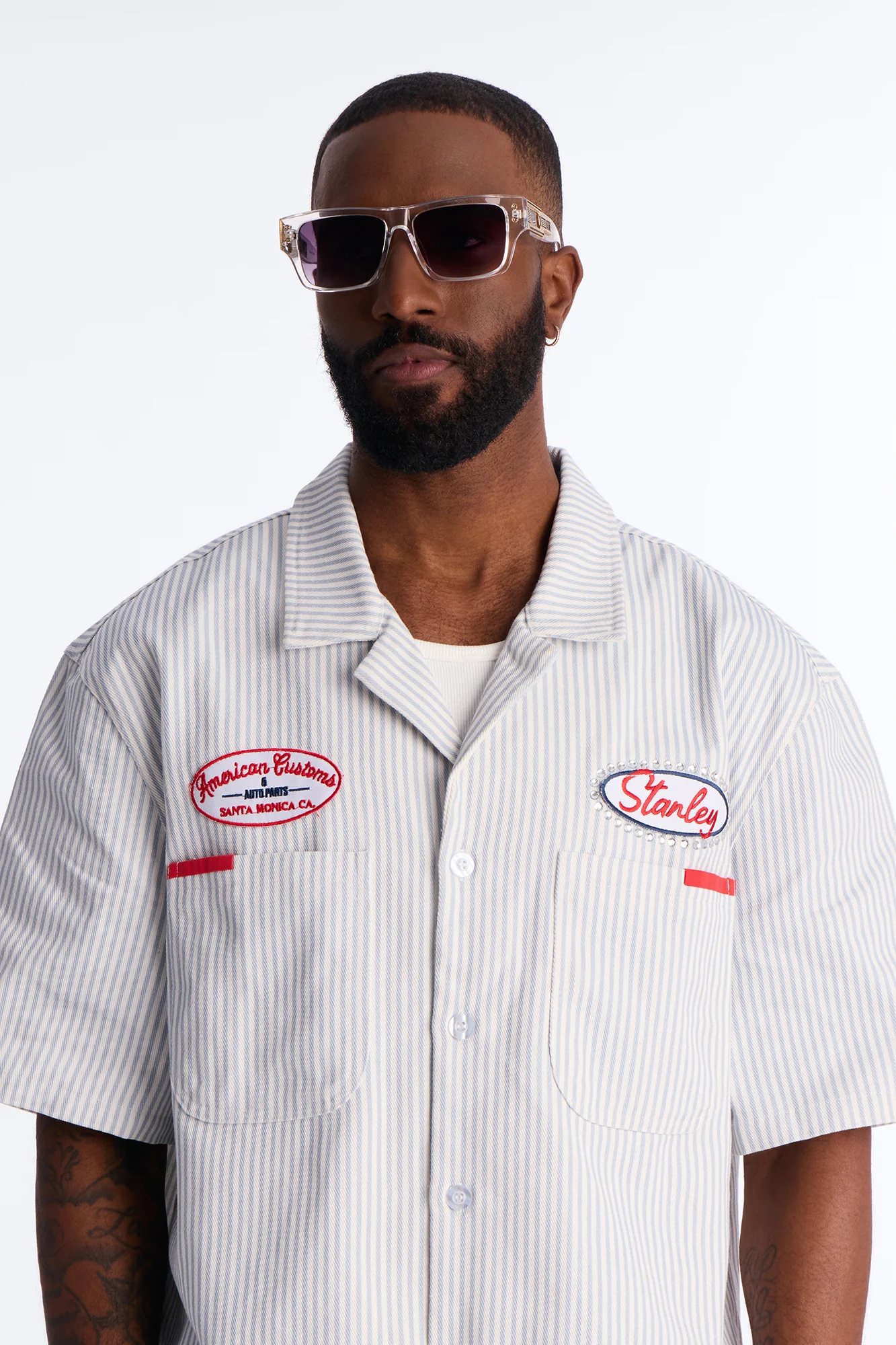 Industrial Insight Square Sunglasses - Clear - Image 2
