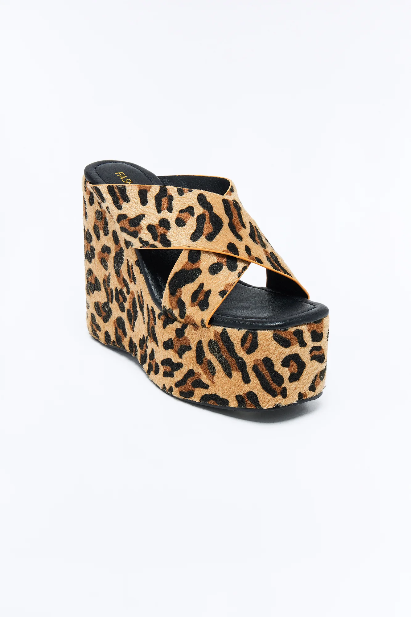 Iolana Ultra Platform Wedges - Leopard - Image 2
