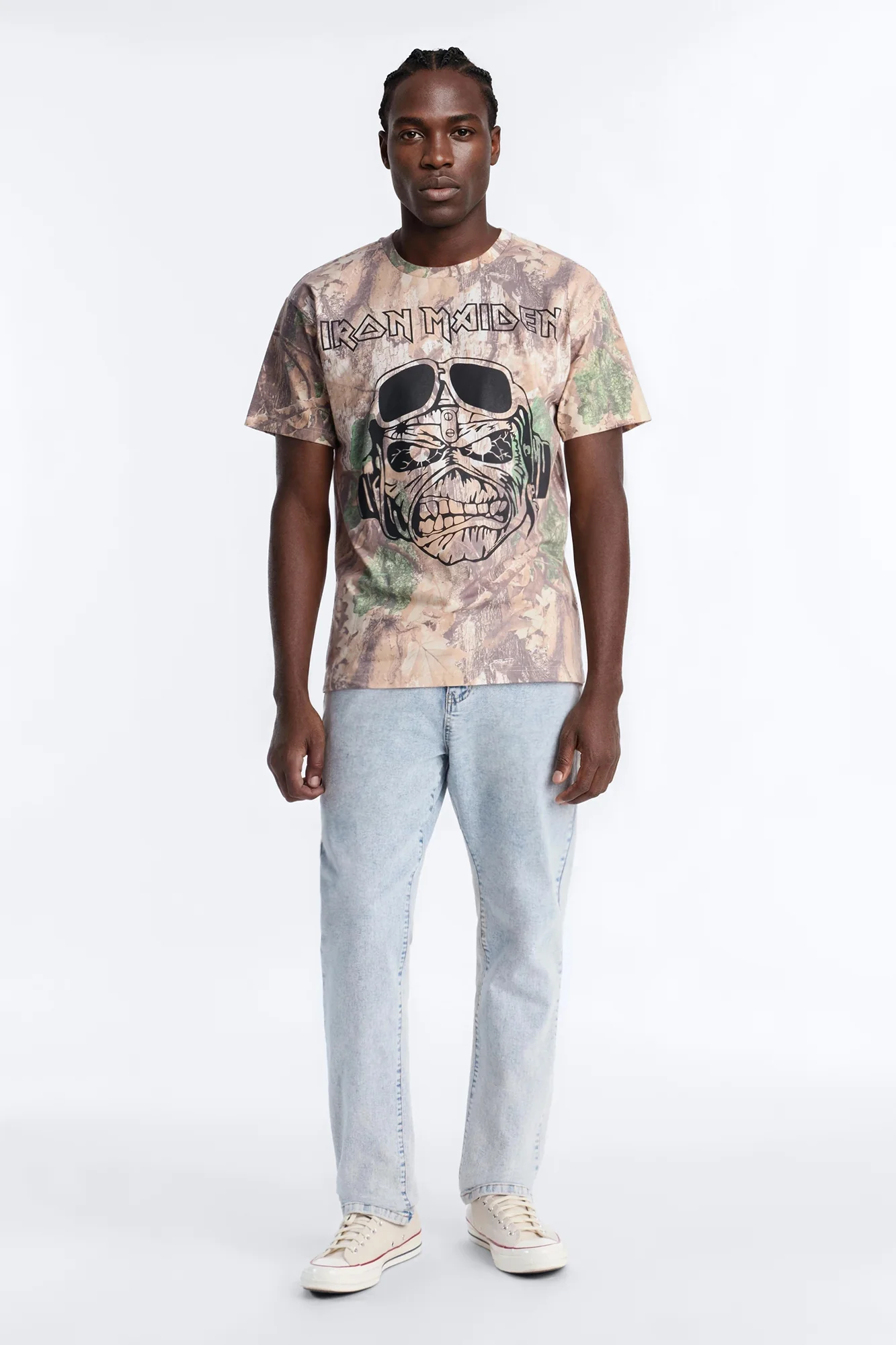 Iron Maiden Camo Short Sleeve Tee - Camouflage - Image 2