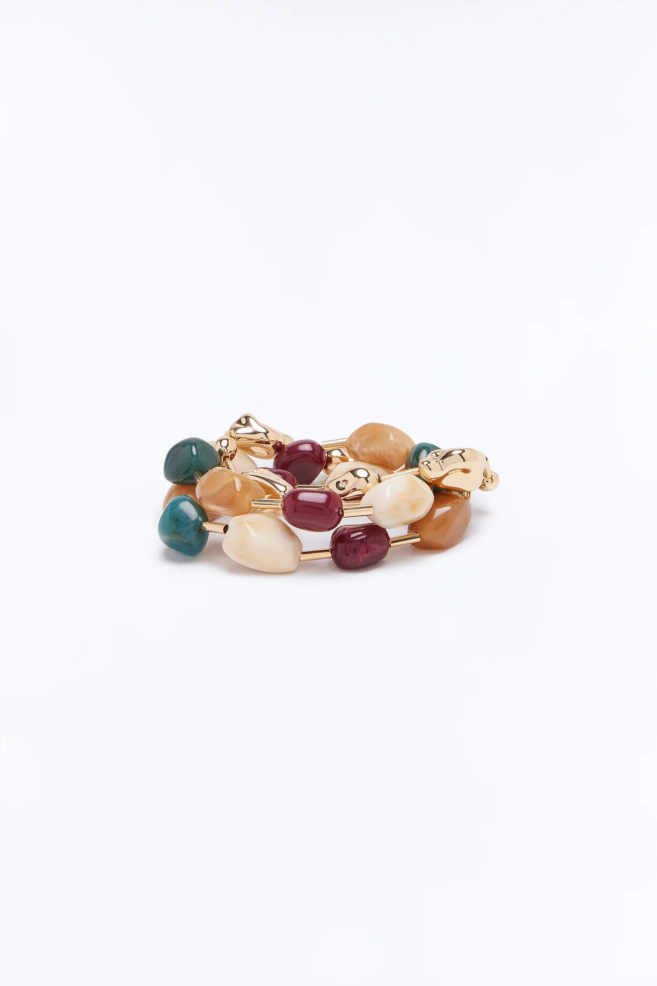 Island Reset 3 Piece Bracelet Set - Gold/Multi - Image 3