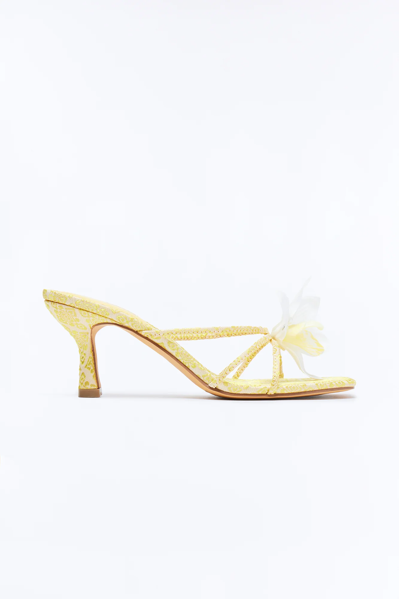 Island Sun Orchid Mules - Yellow - Image 4