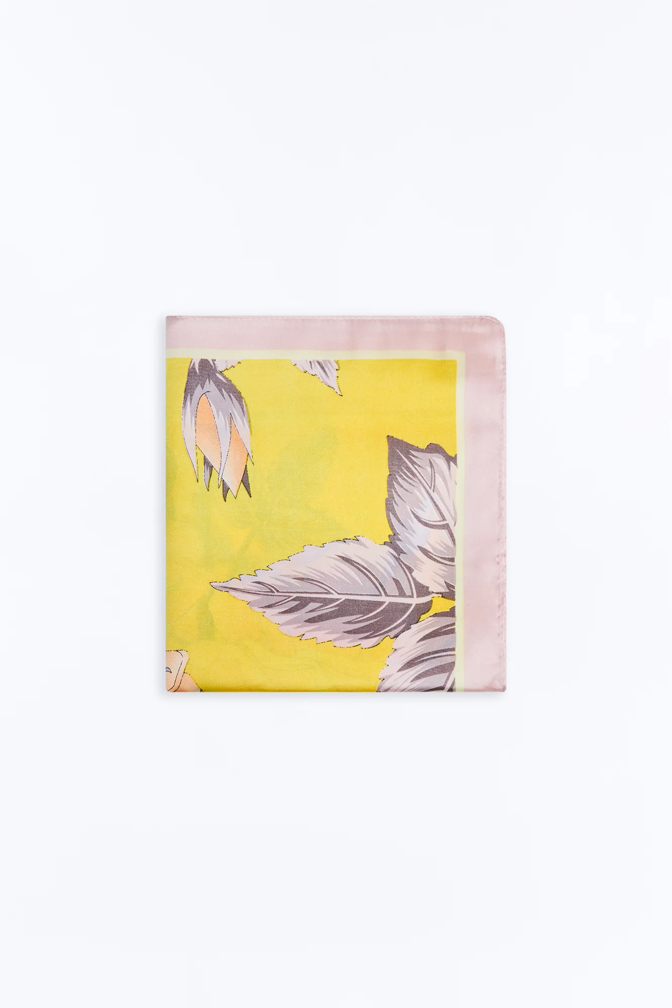 Japanese Garden Head Scarf - Yellow/combo