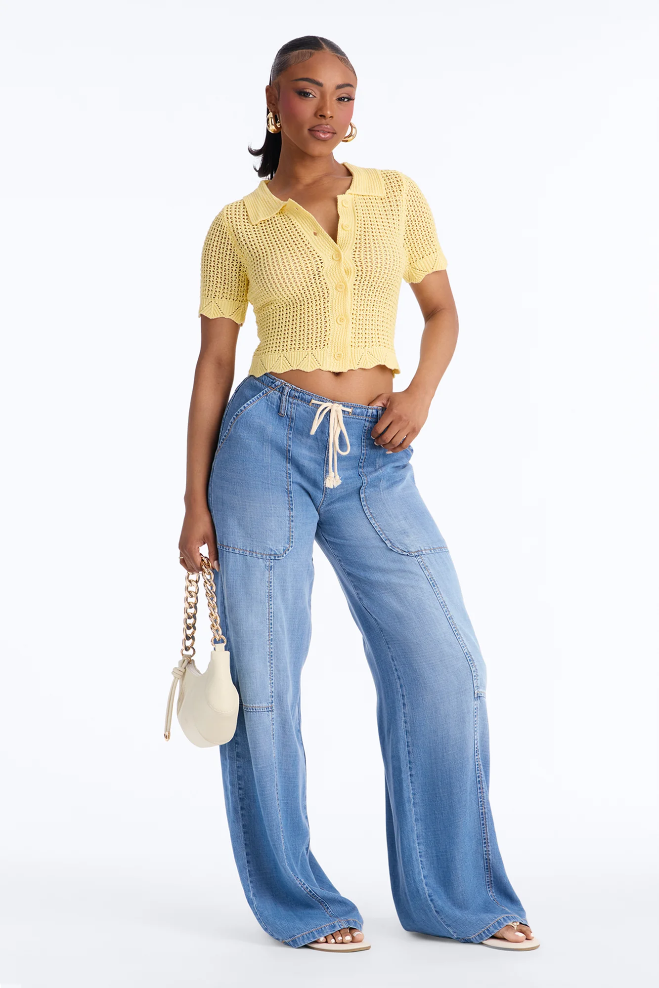 Jazzy Sweater Shirt - Butter Yellow - Image 2