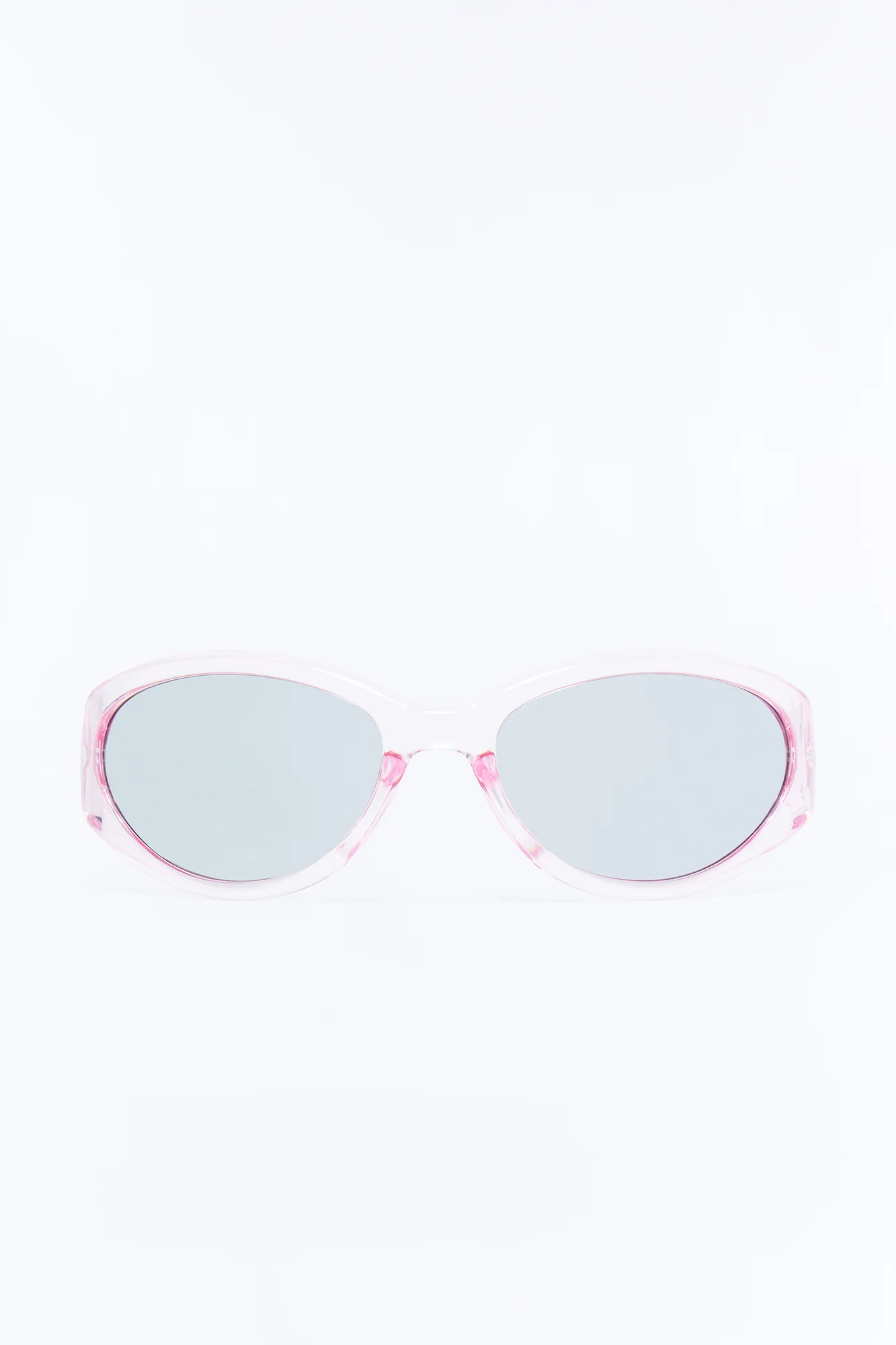 Jelly Bean Shield Sunglasses - Pink - Image 3