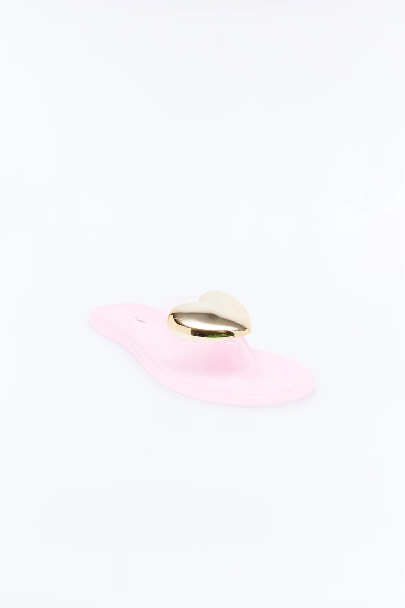 Jenna Heart Flip Flops - Pink - Image 2