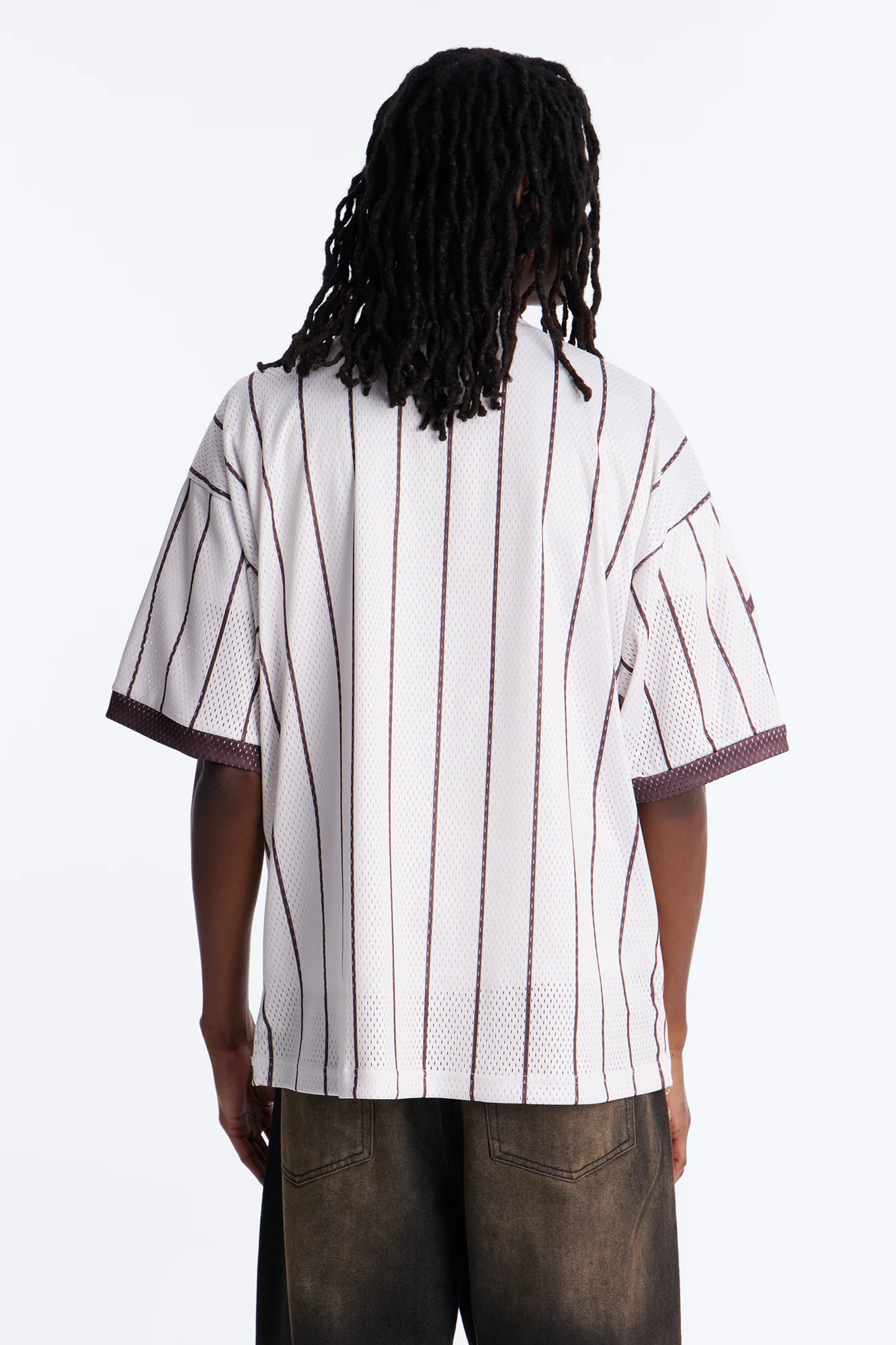 Jersey Fit Tokyo V-Neck Shirt - White - Image 4