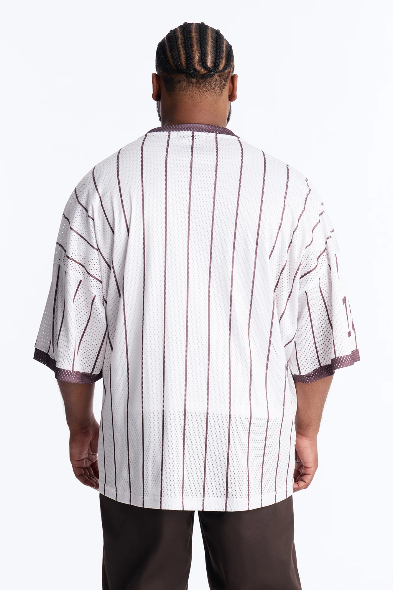 Jersey Fit Tokyo V-Neck Shirt - White - Image 9