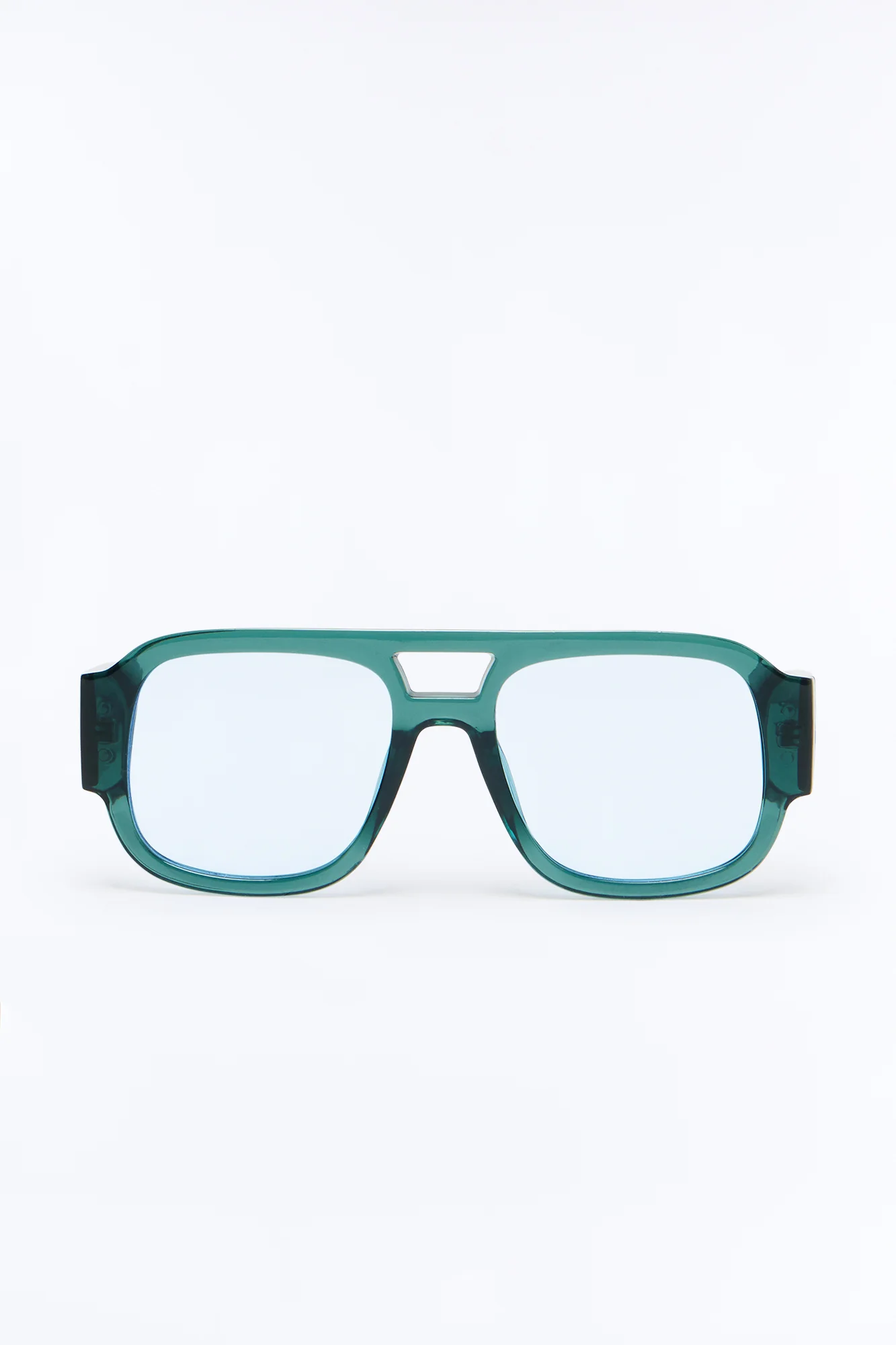Jet Set Aviator Sunglasses - Teal - Image 3