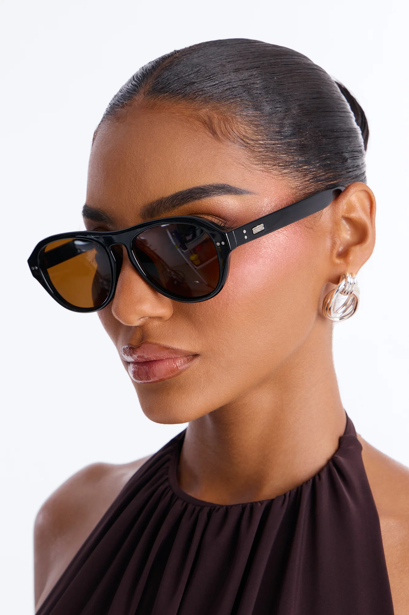 Jet Set Babe Sunglasses - Black/combo
