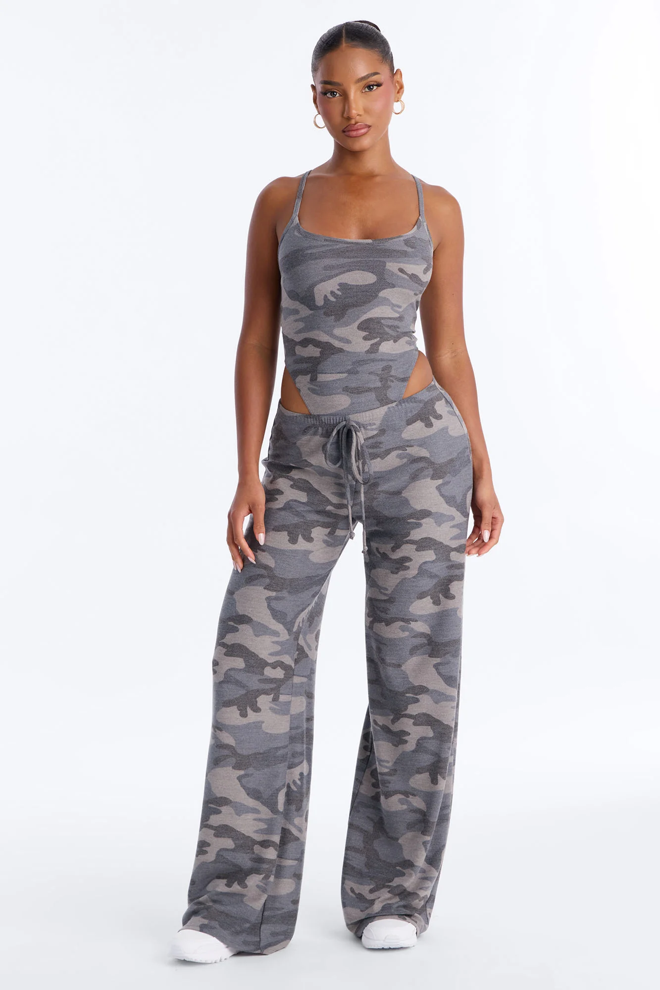 Jordan Camo Bodysuit Pant Set - Olive/combo