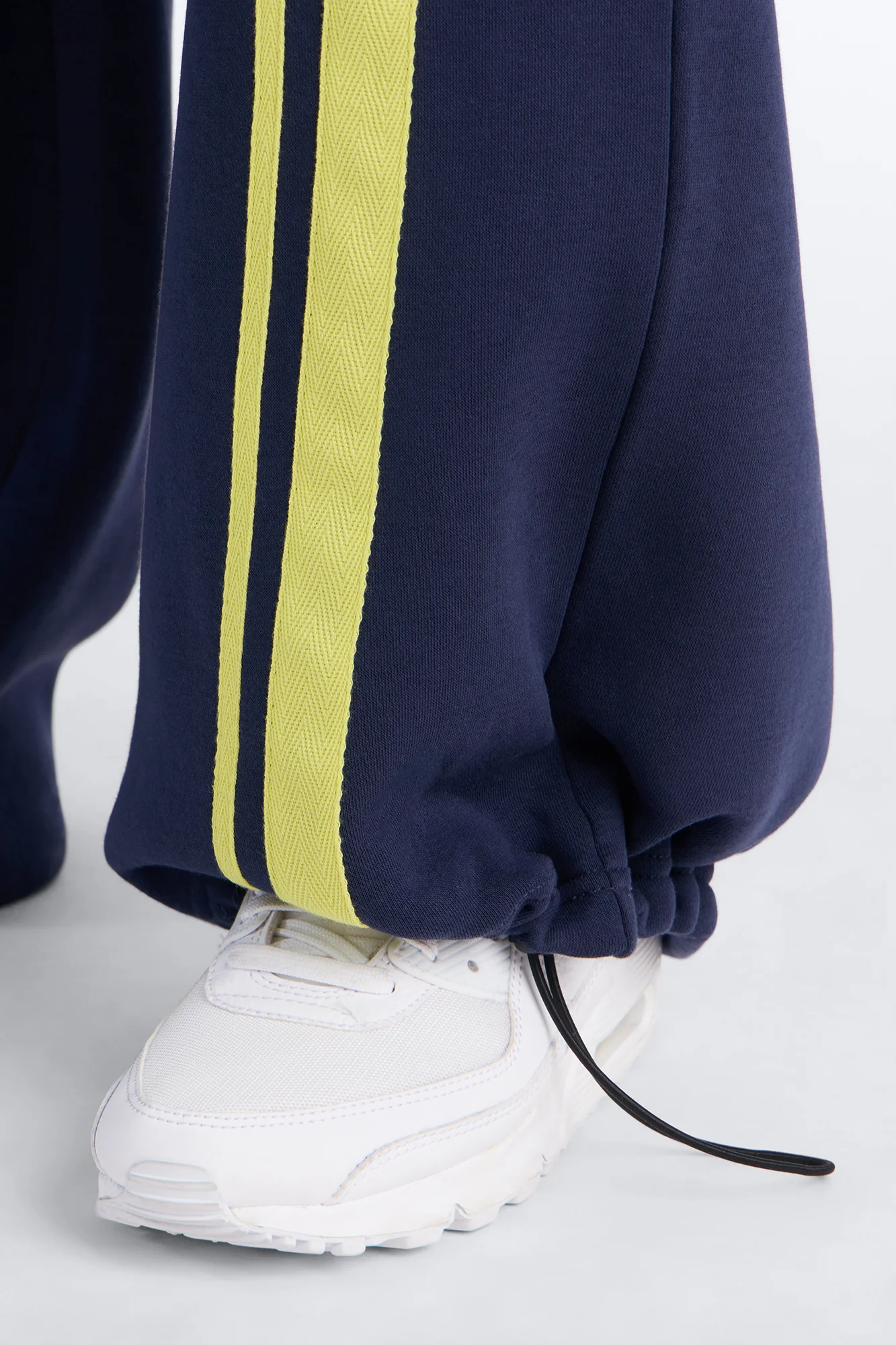 Jorden Fleece Wide Leg Lounge Pant - Navy - Image 6