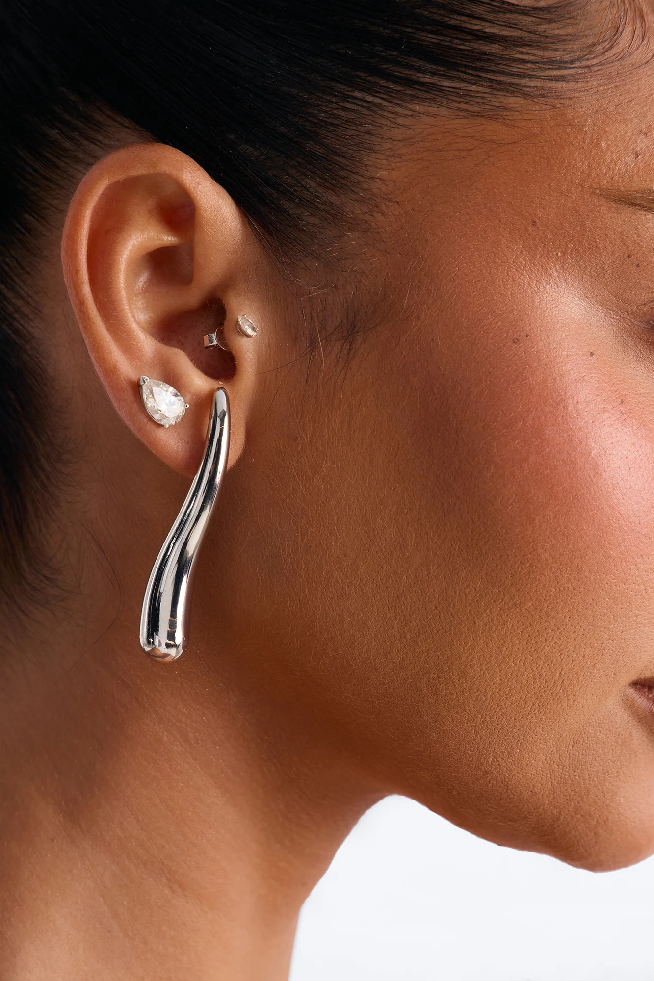 Just Go With It Earrings - Silver