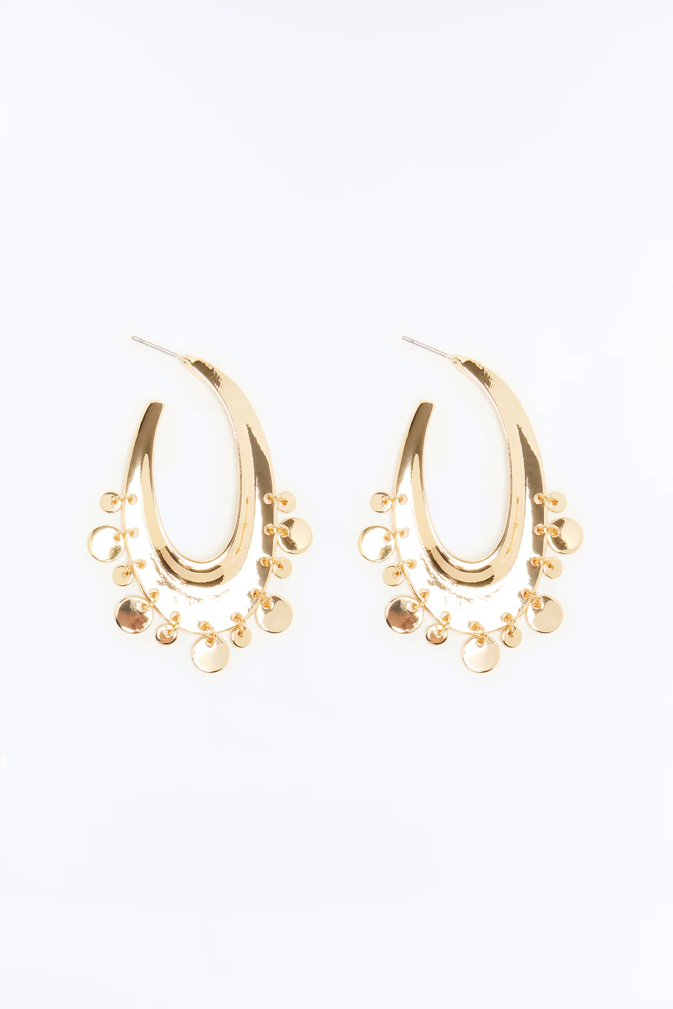 Kai Hardware Drop Earrings - Gold