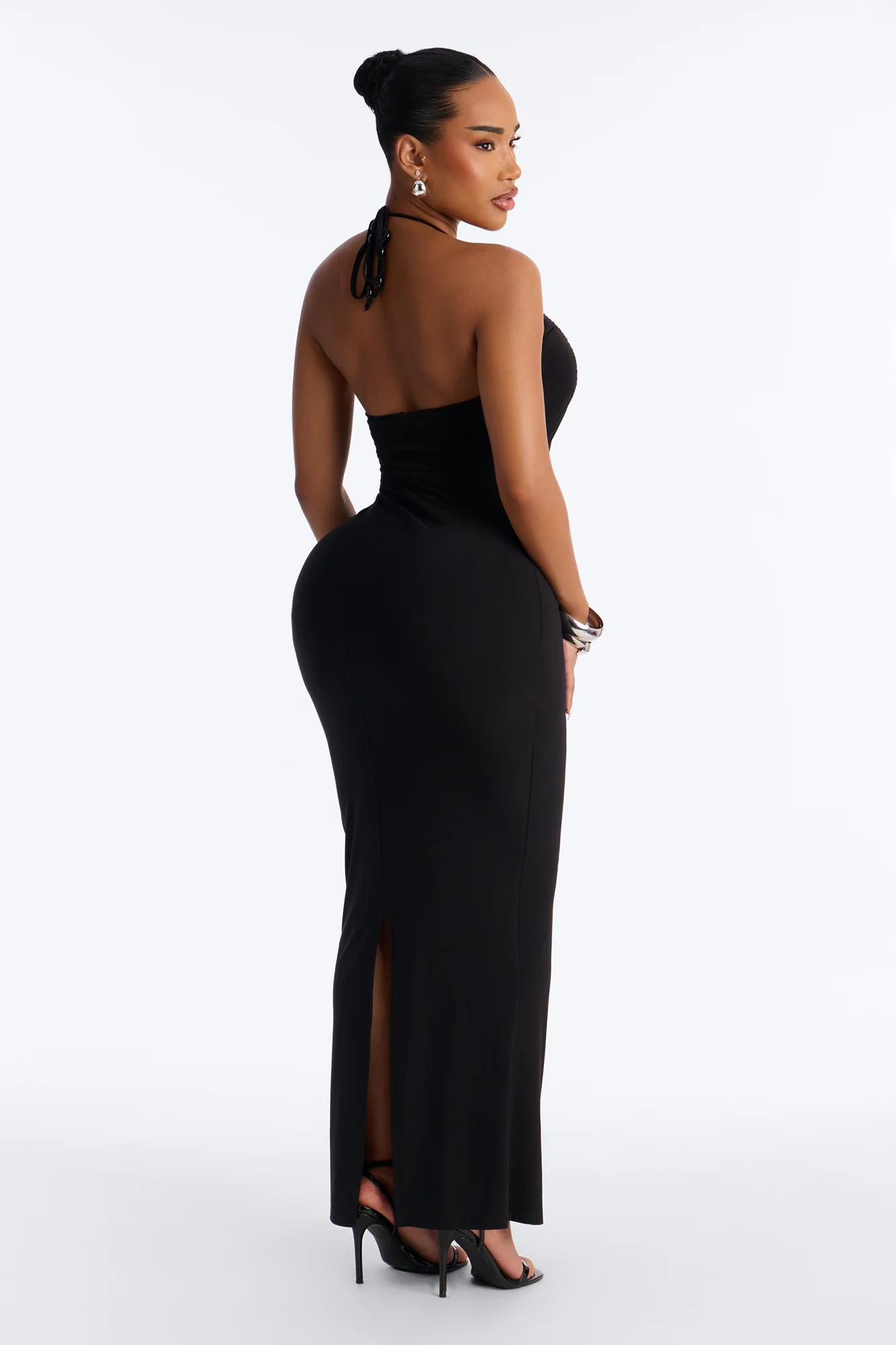 Kalena Embellished Maxi Dress - Black - Image 4