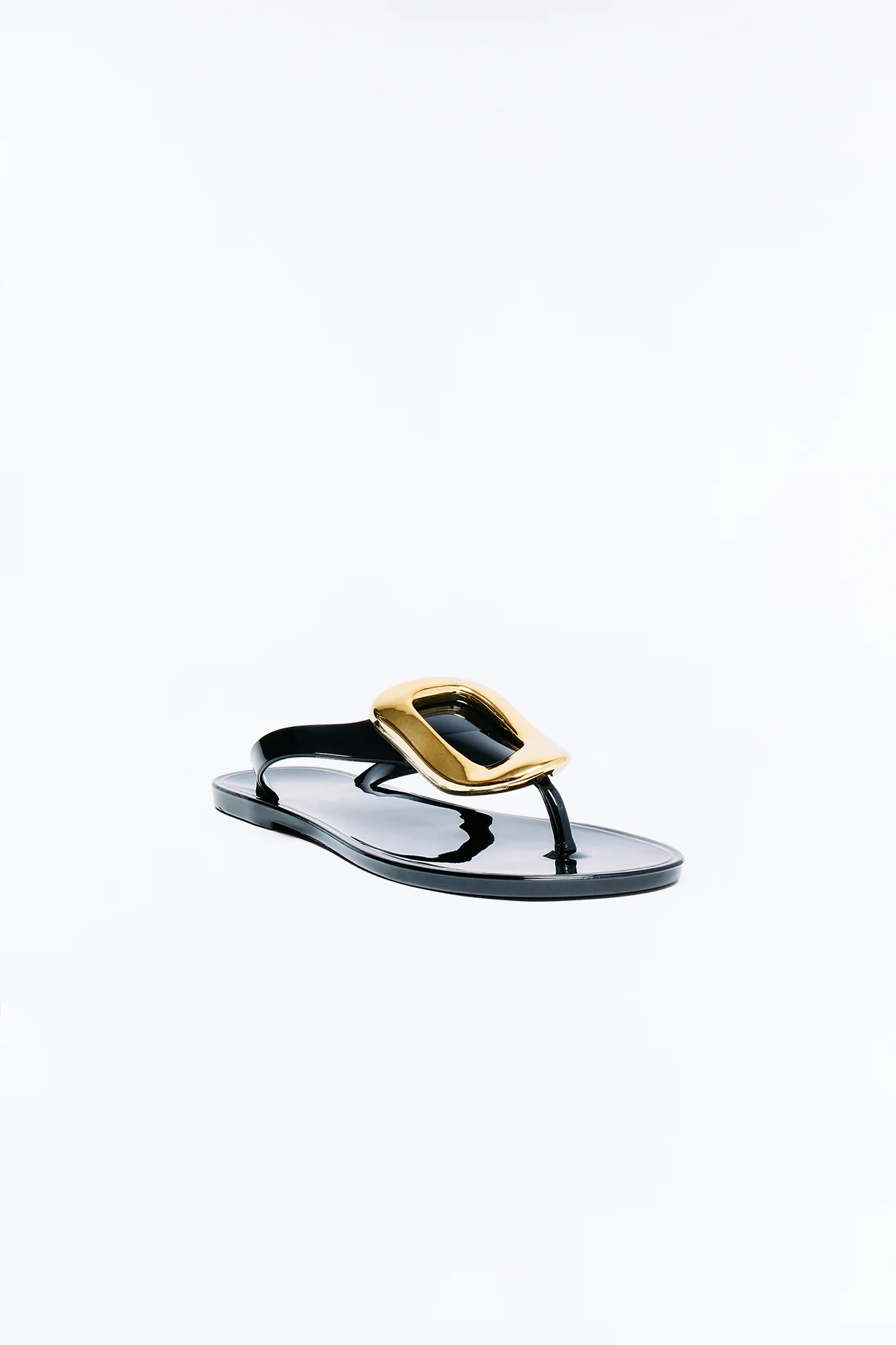 Kaneohe Hardware Flip Flops - Black - Image 2