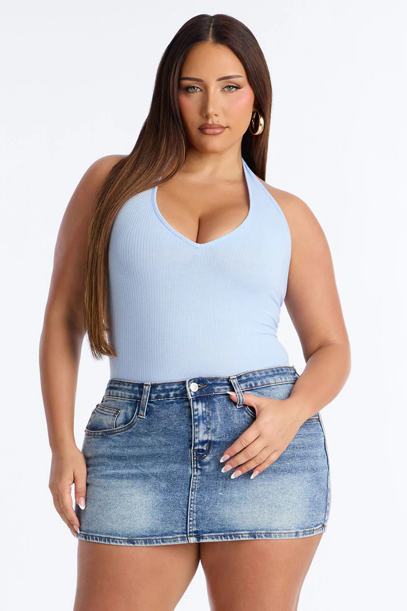 Karol Halter Bodysuit - Periwinkle - Image 7