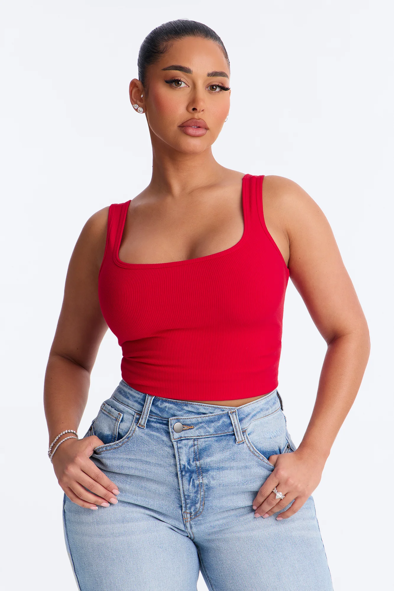 Keep It Classic Basic Tank Top - Red