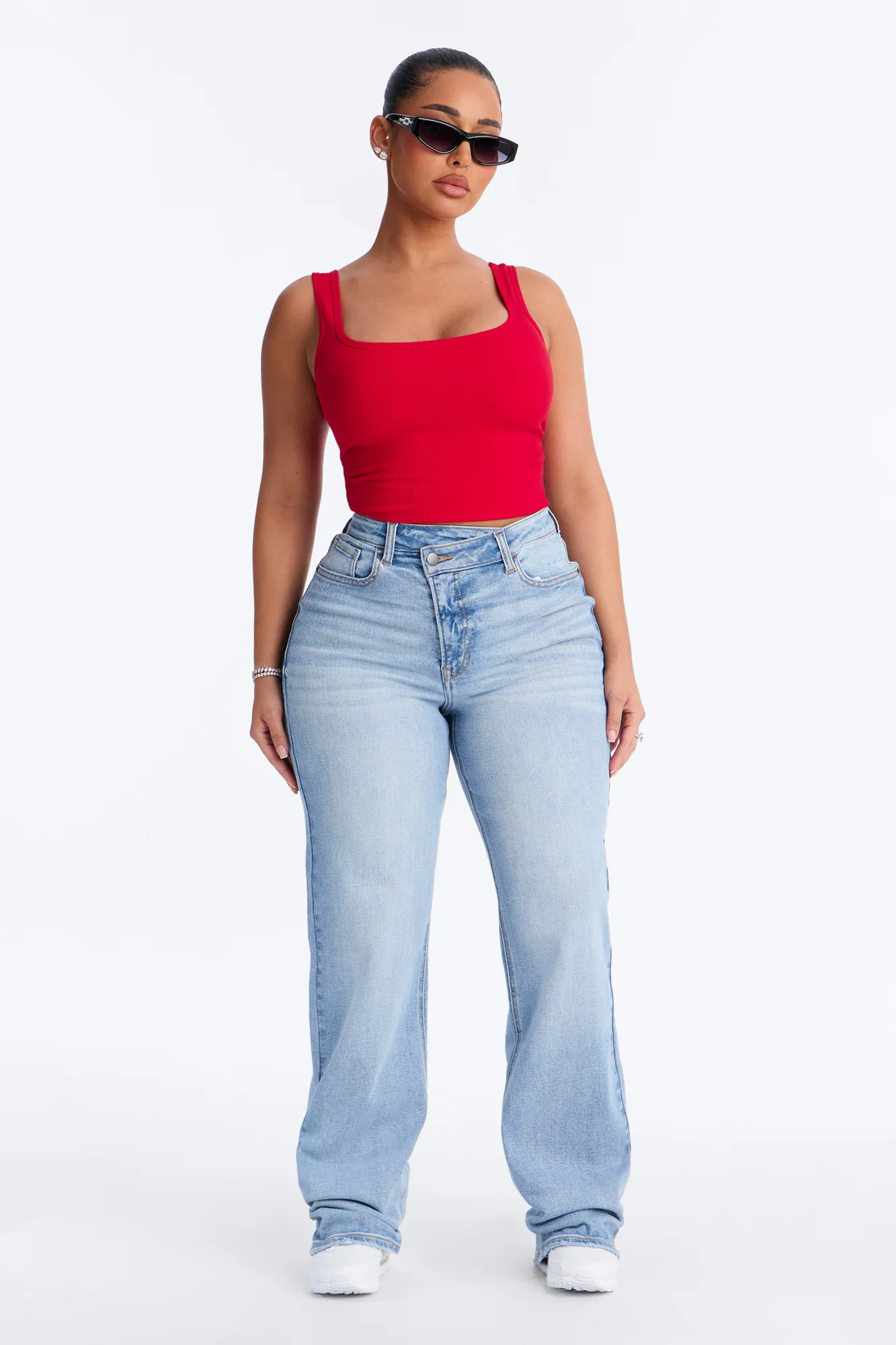Keep It Classic Basic Tank Top - Red - Image 2