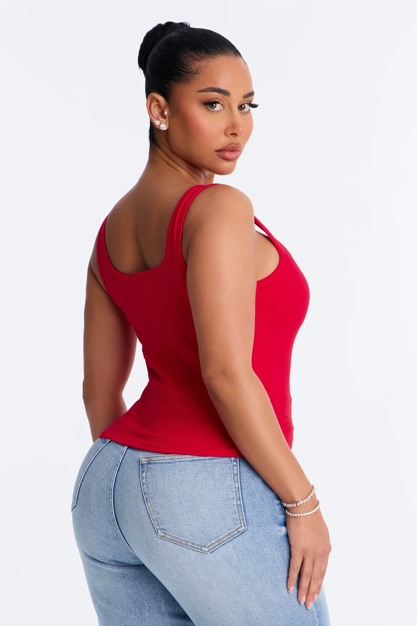 Keep It Classic Basic Tank Top - Red - Image 3