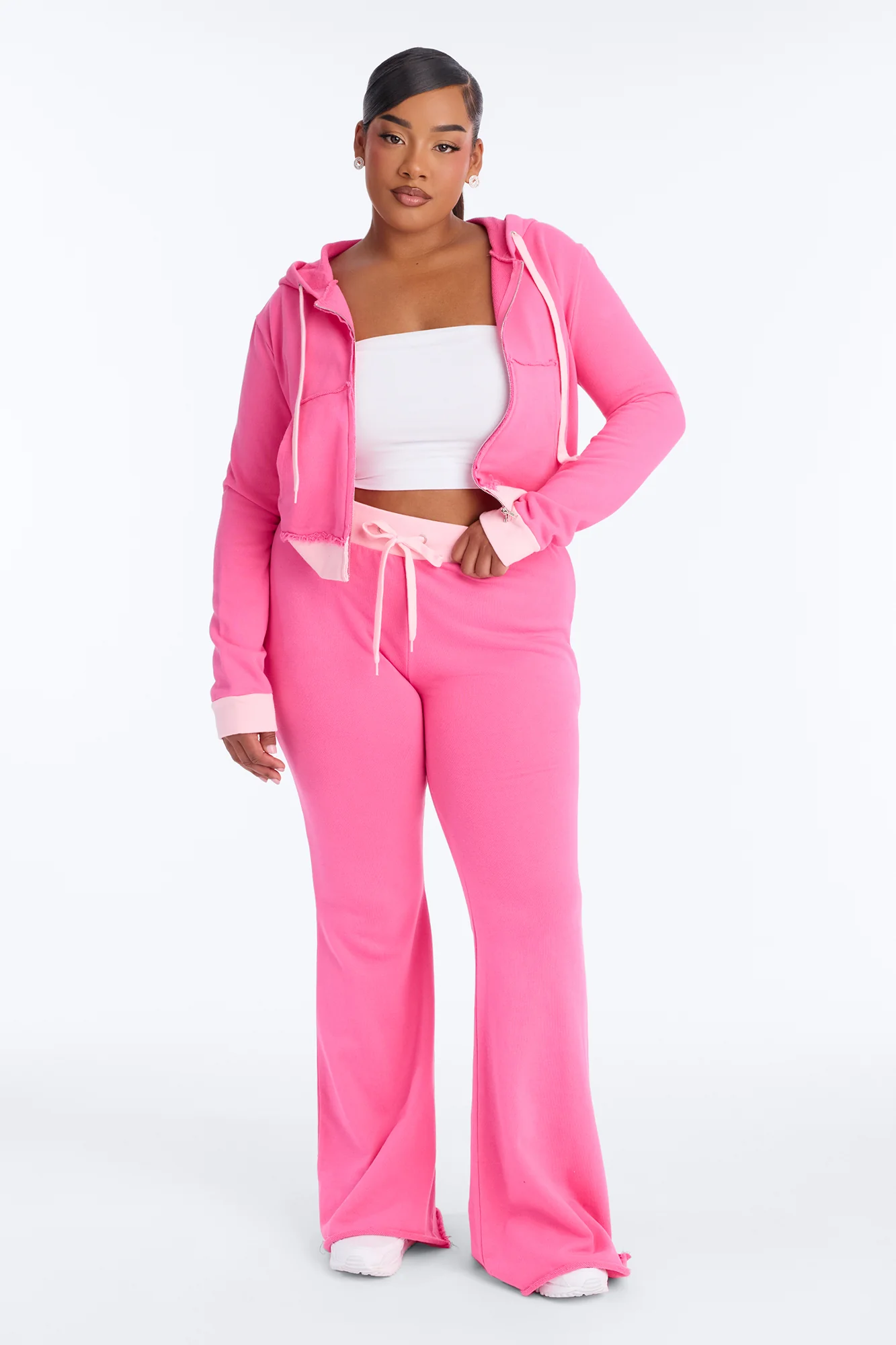 Keeping Up With Me Pant Set - Pink - Image 5