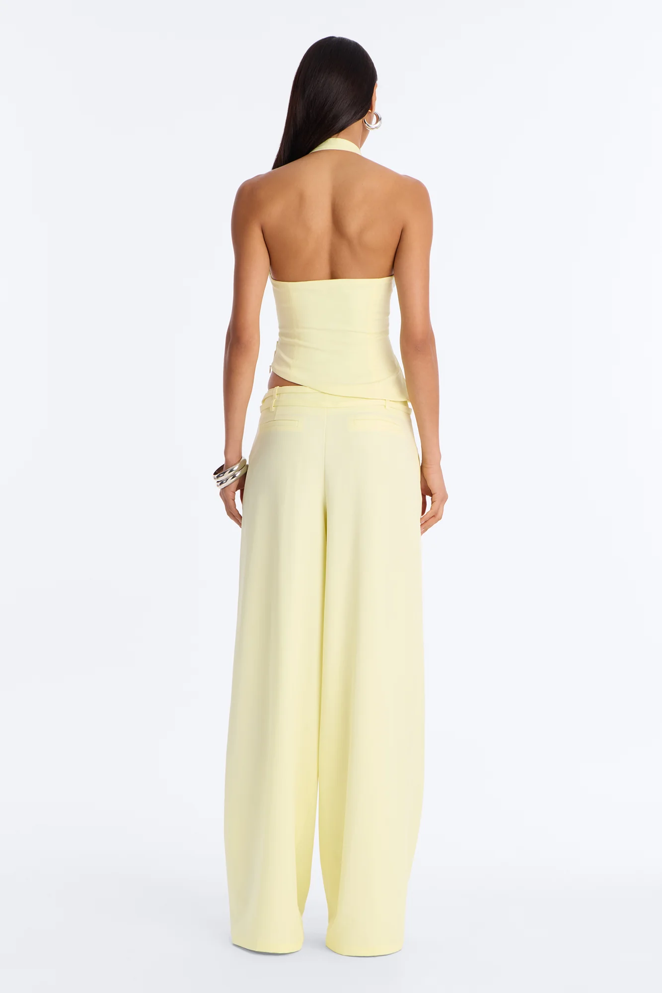 Keila Halter Pant Set - Butter Yellow - Image 4