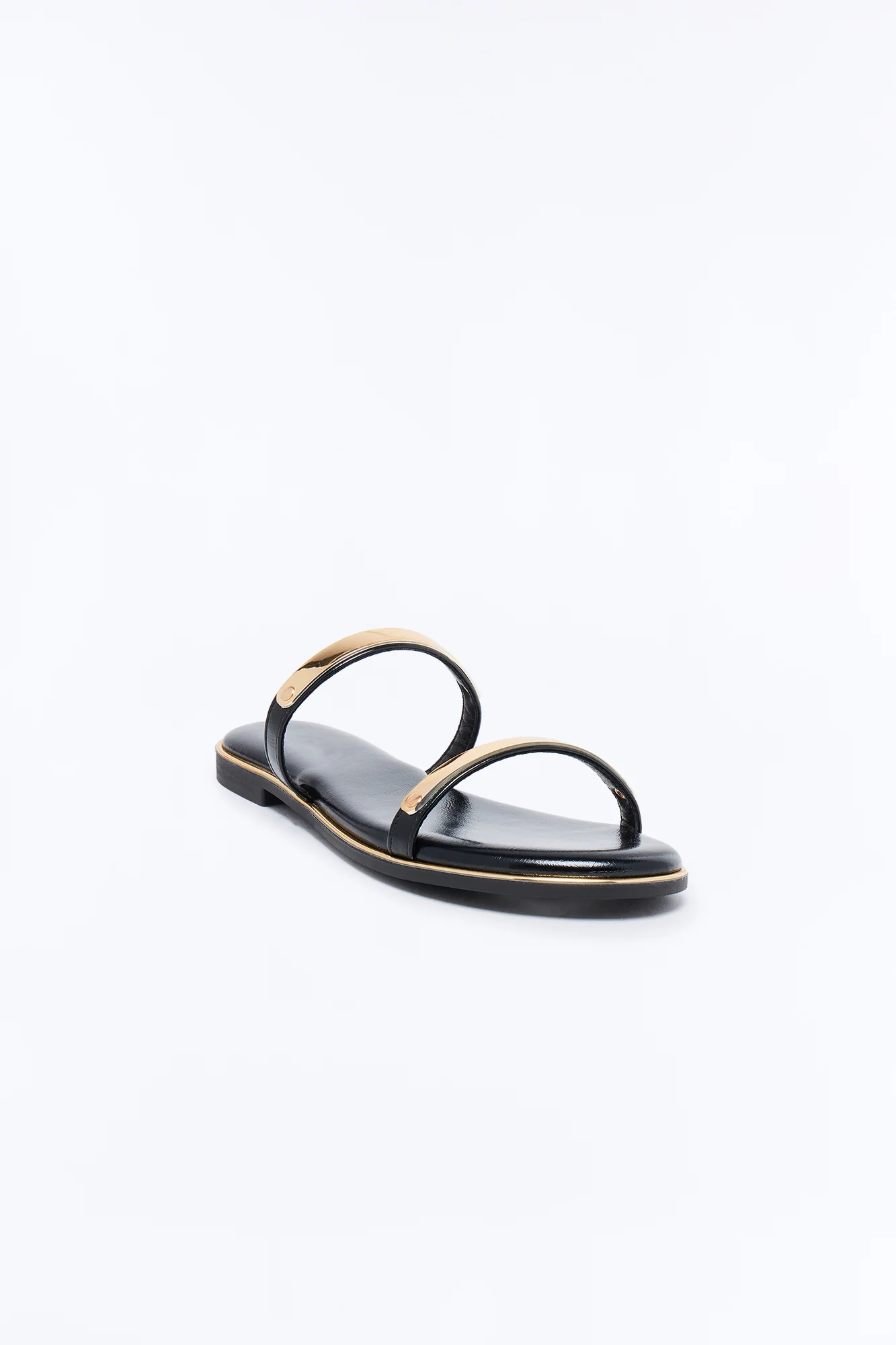 Keith Double Strap Sandals - Black - Image 3