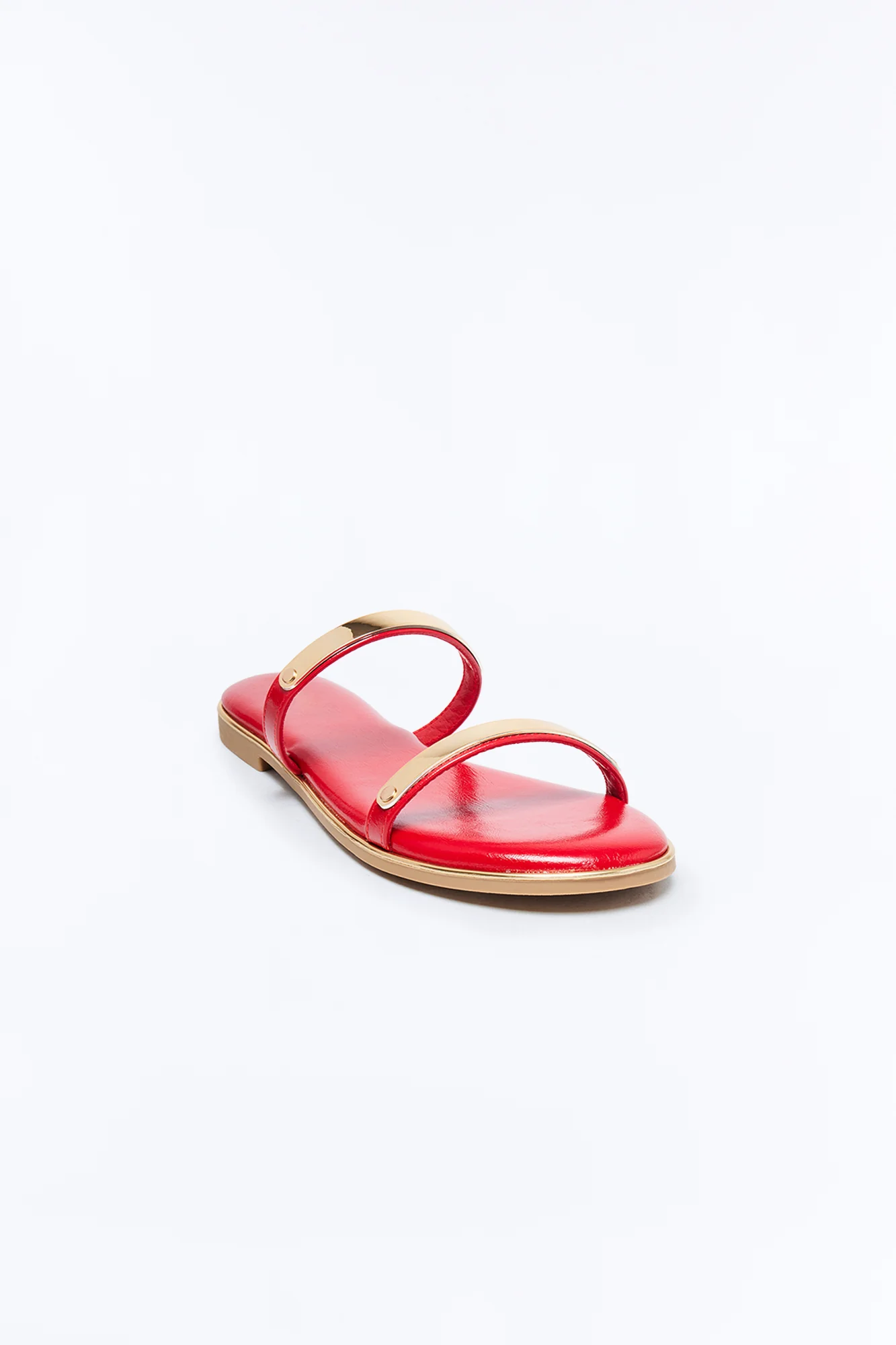 Keith Double Strap Sandals - Red - Image 2