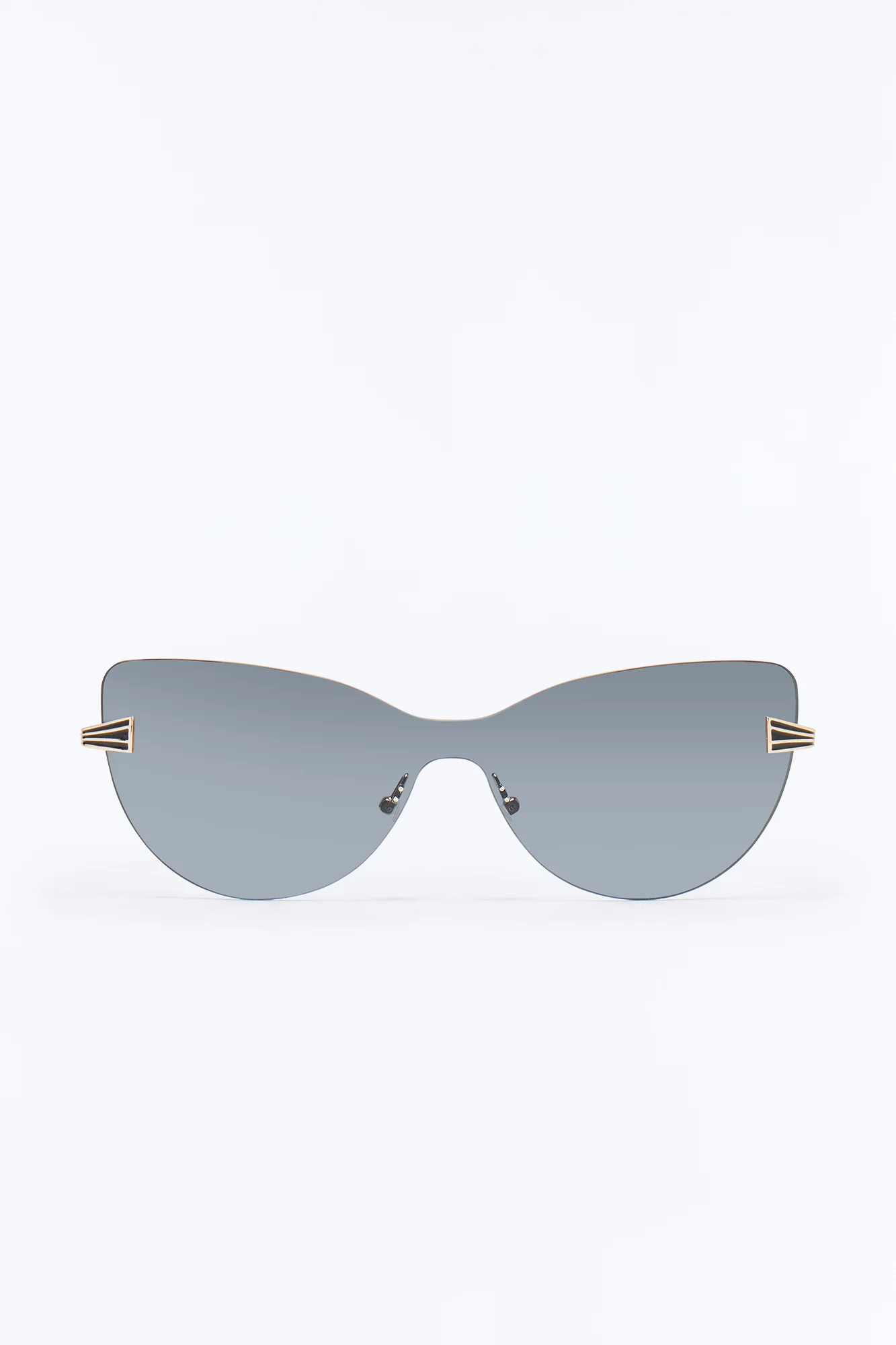 Kennedy Cat Eye Sunglasses - Black/Gold - Image 3