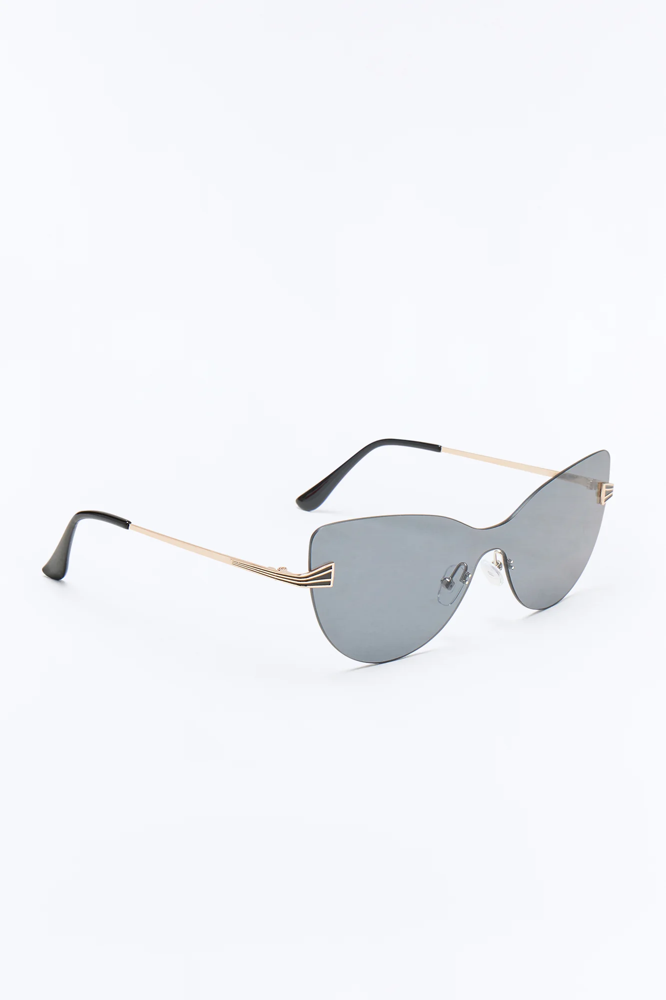 Kennedy Cat Eye Sunglasses - Black/Gold - Image 4