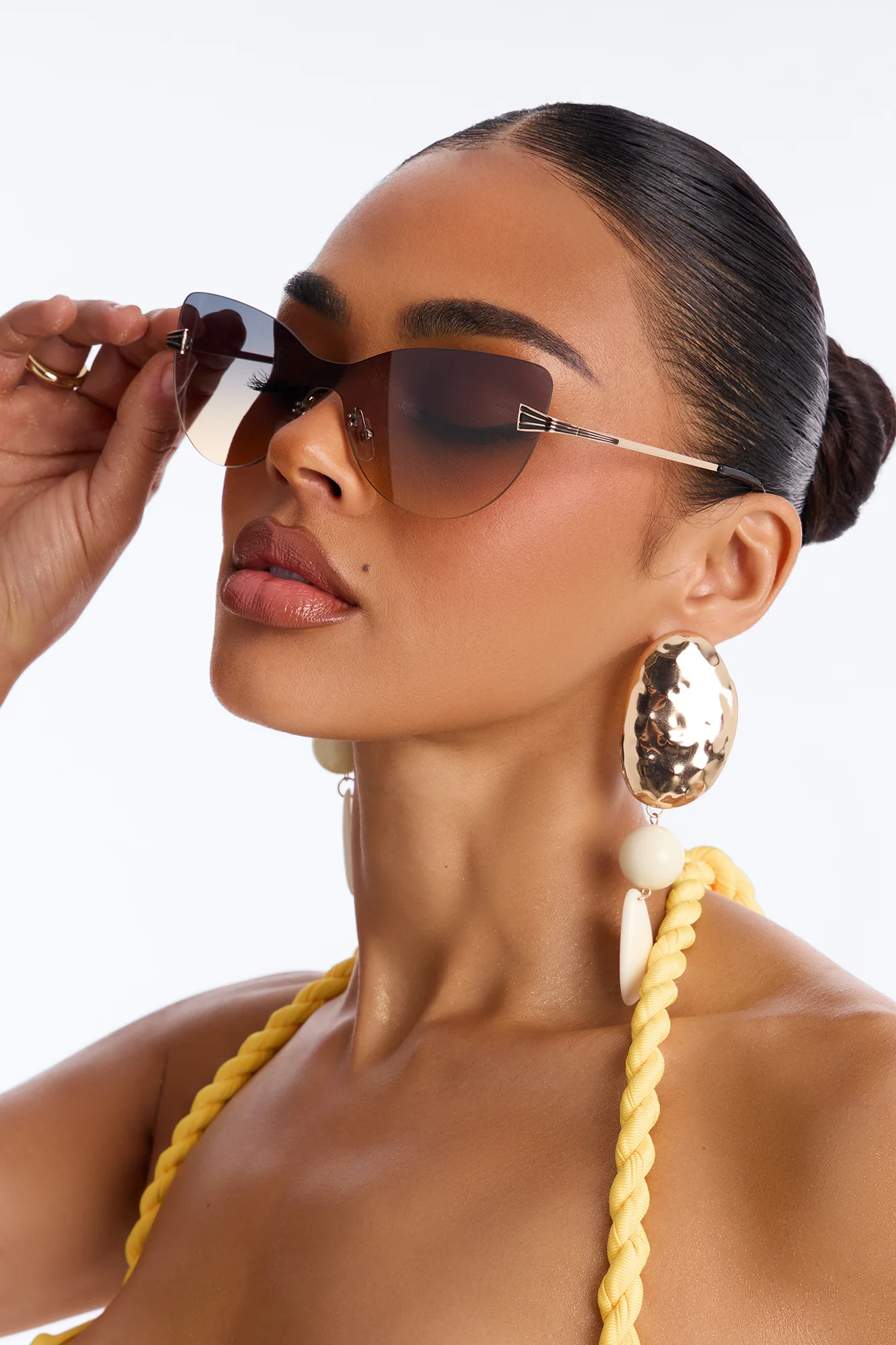 Kennedy Sunglasses - Gold/Green