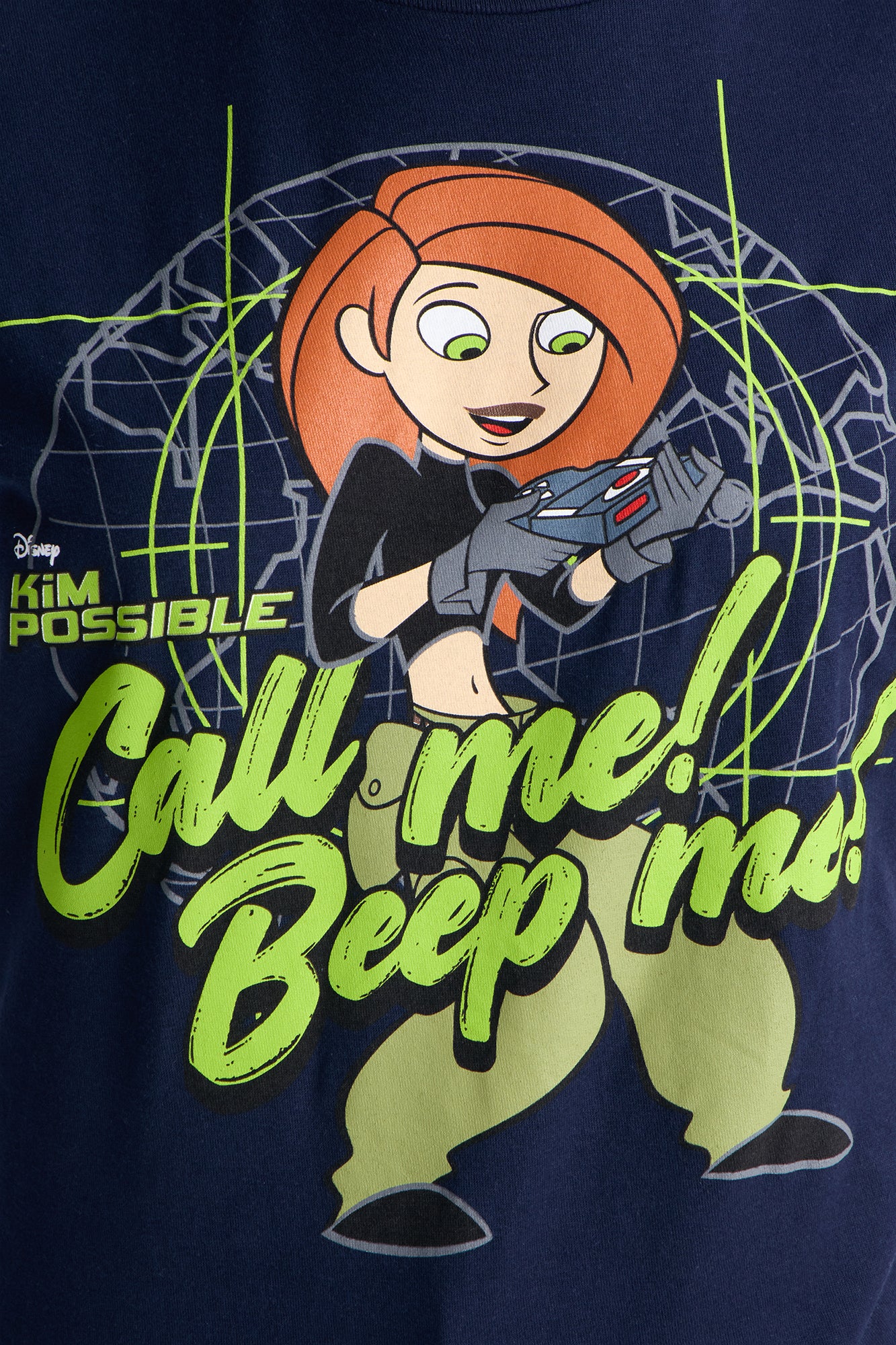 Kim Possible Beep Me Tee - Navy - Image 3