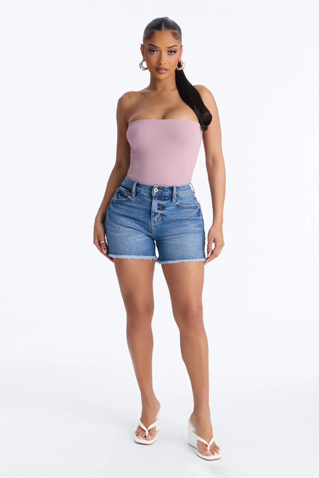 Kimberly Seamless Tube Top - Lilac - Image 2