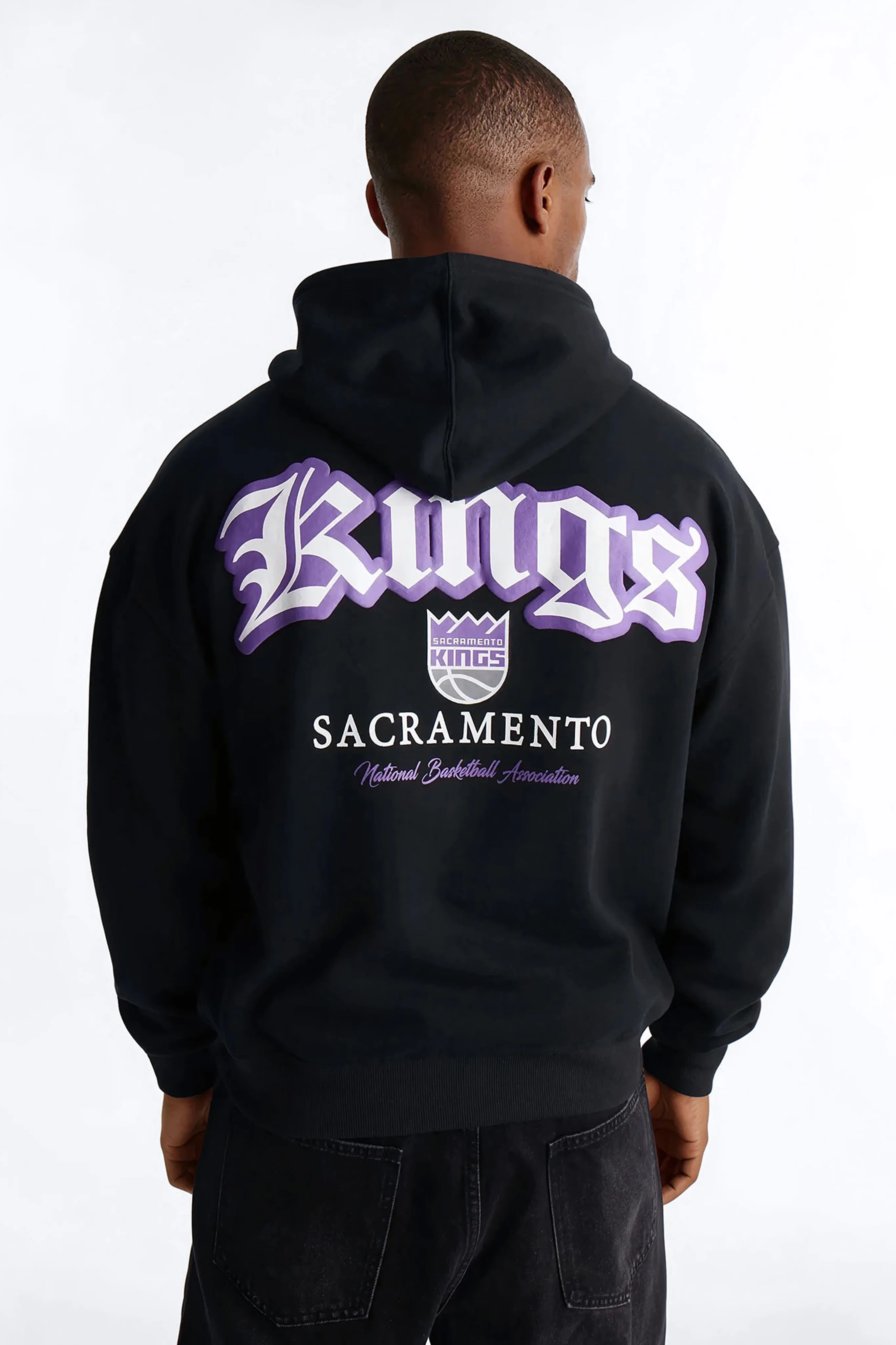 Kings Old English Embroidery Hoodie - Black - Image 3