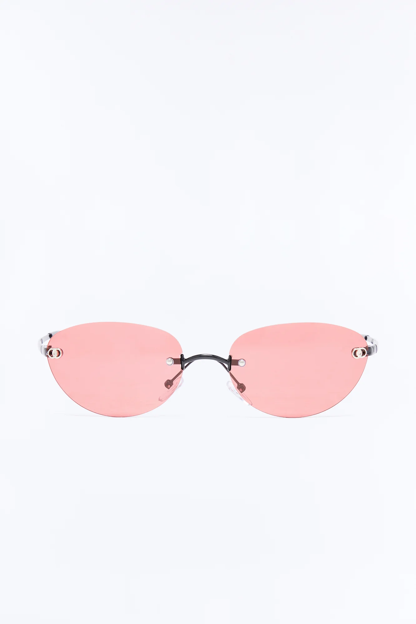 Kiss Kiss Sunglasses - Black/Pink - Image 3