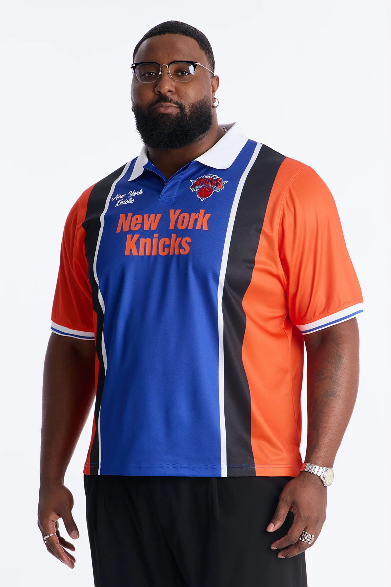 Knicks Sao Paulo Soccer Top - Royal - Image 5