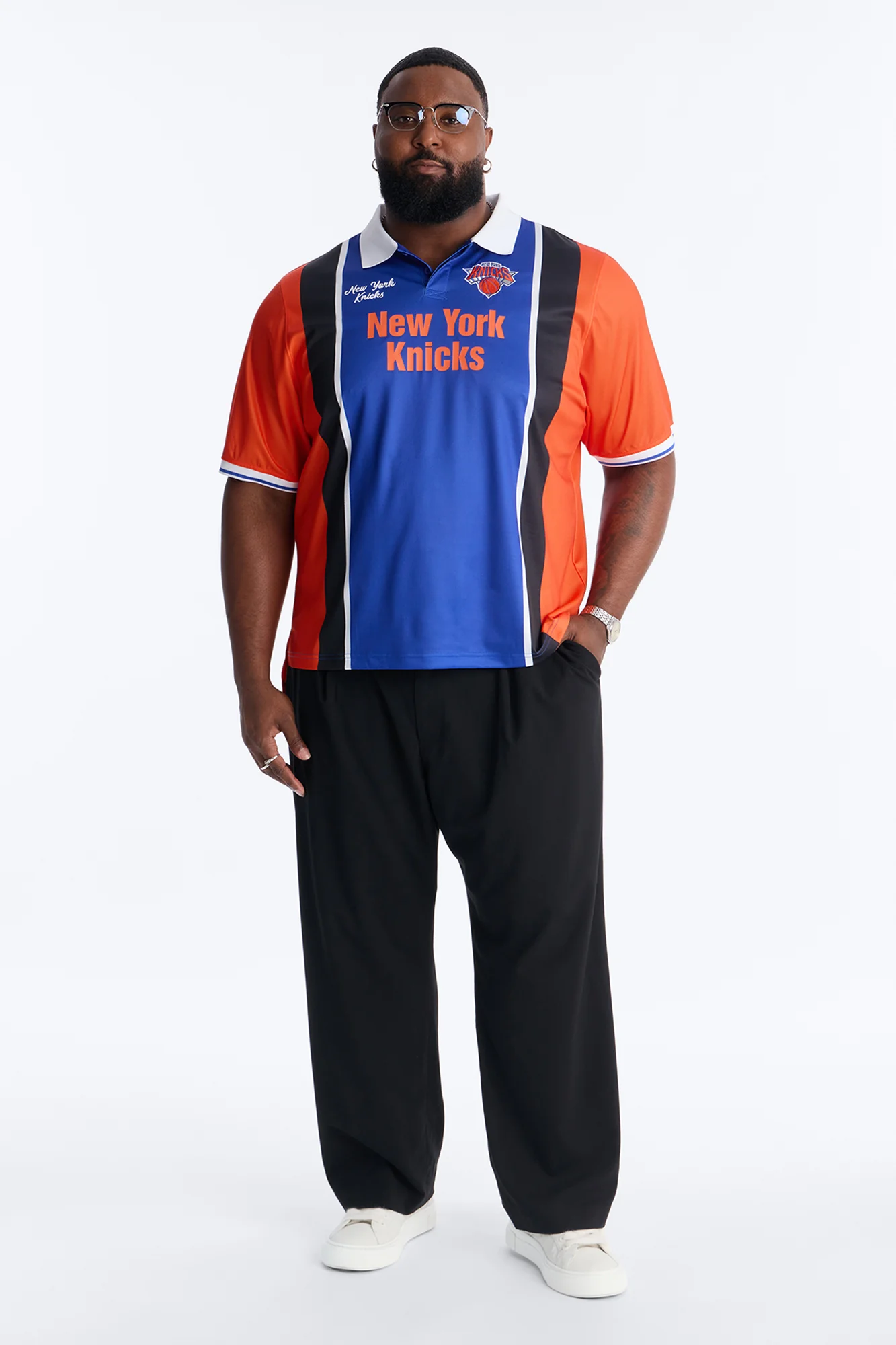 Knicks Sao Paulo Soccer Top - Royal - Image 6