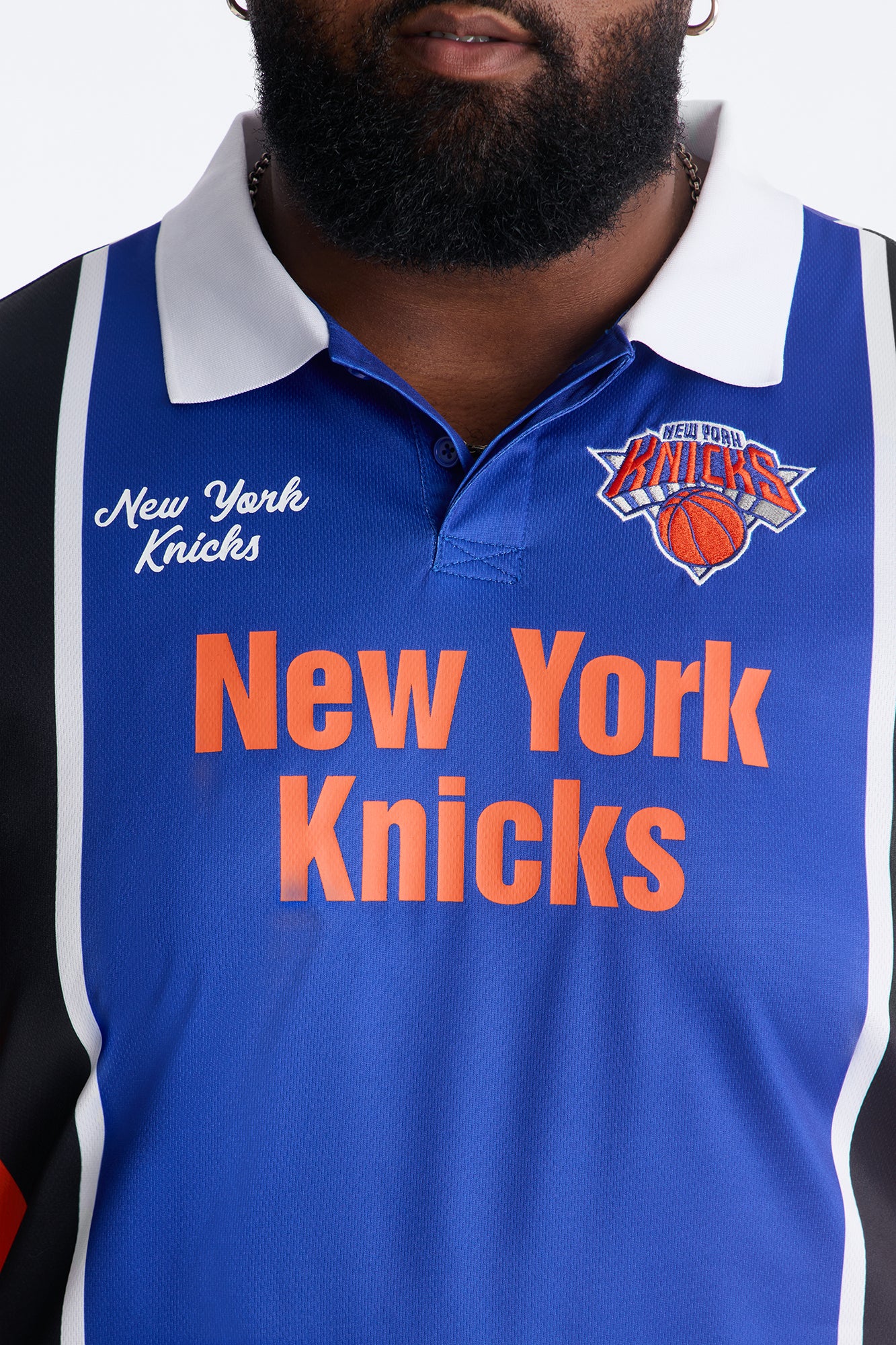 Knicks Sao Paulo Soccer Top - Royal - Image 7