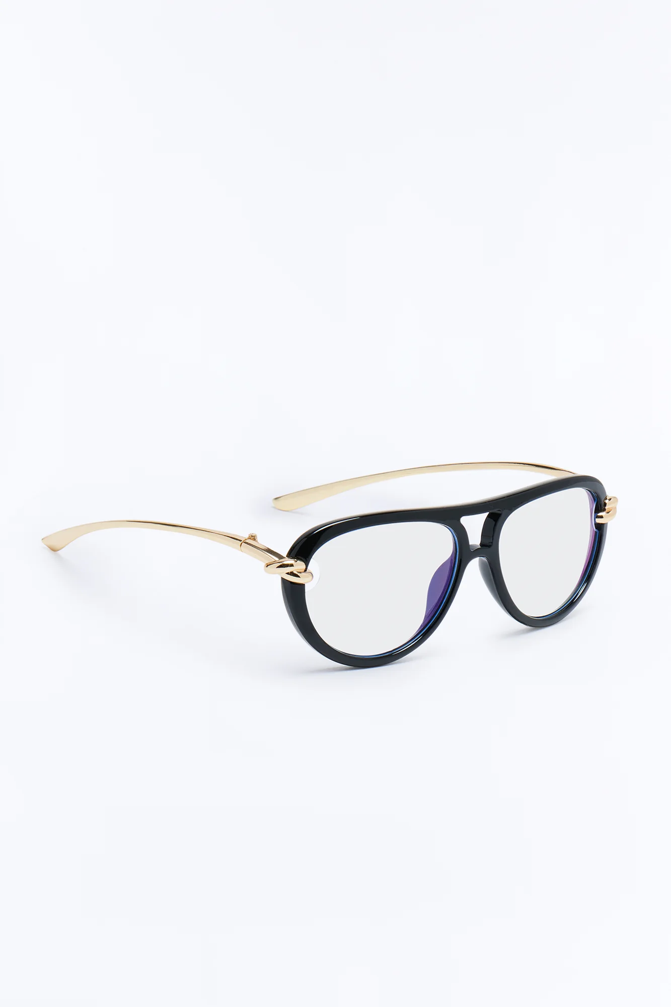 Knoty Girl Blue Light Glasses - Black - Image 3