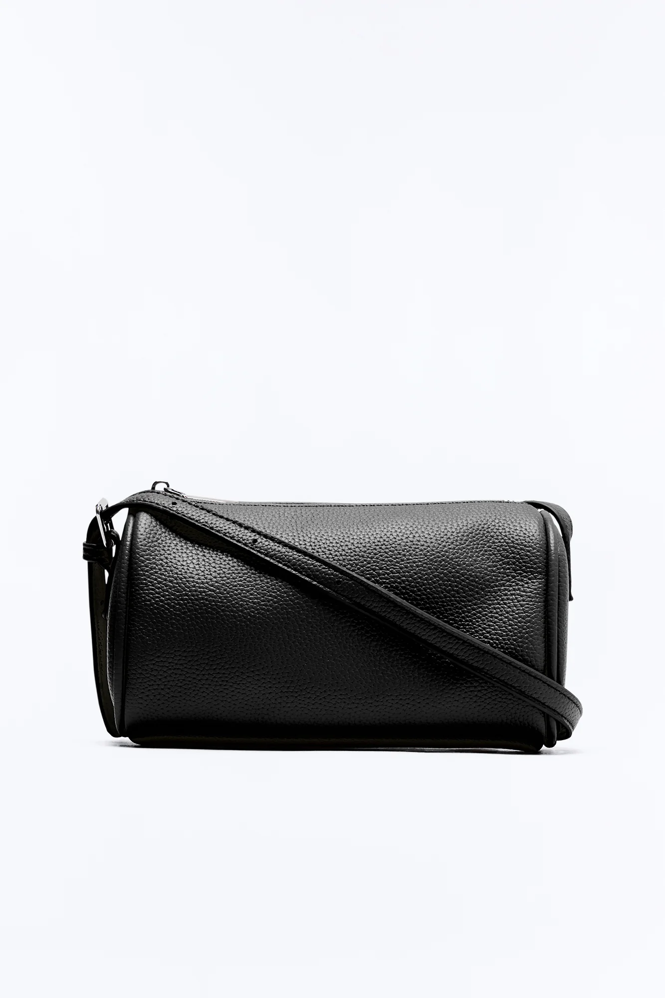 Know What I Want Faux Leather Shoulder Handbag - Black - Image 3