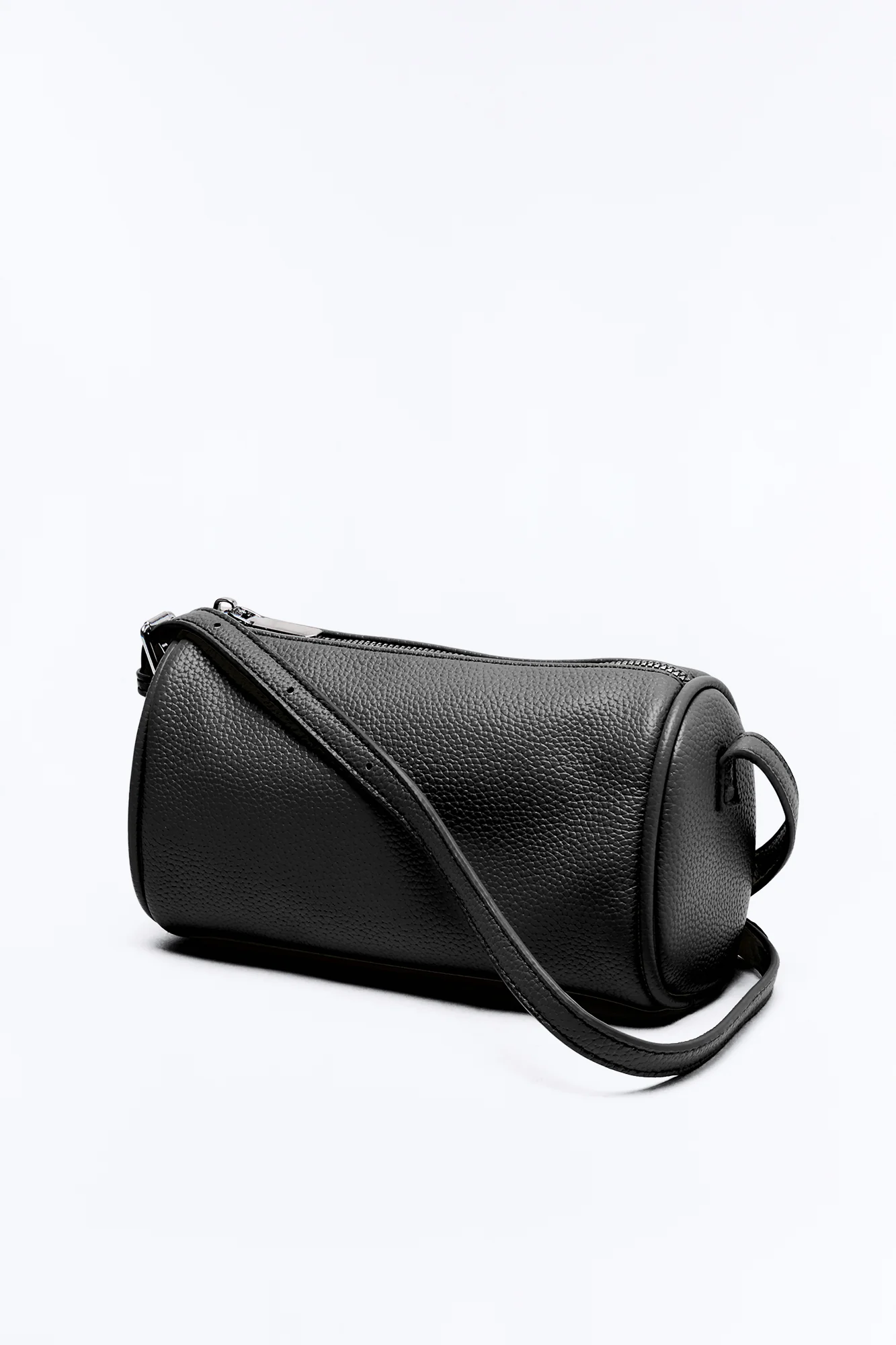 Know What I Want Faux Leather Shoulder Handbag - Black - Image 4