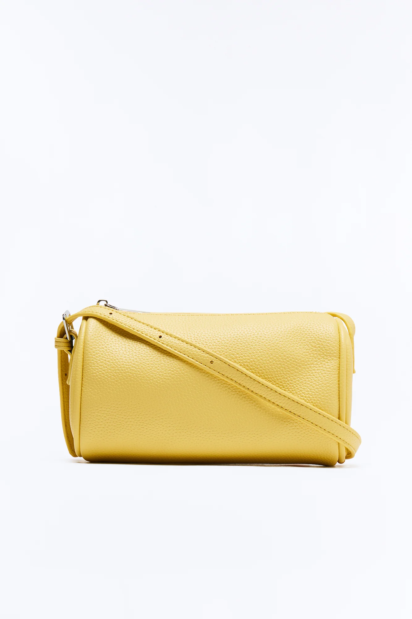 Know What I Want Faux Leather Shoulder Handbag - Butter Yellow - Image 3