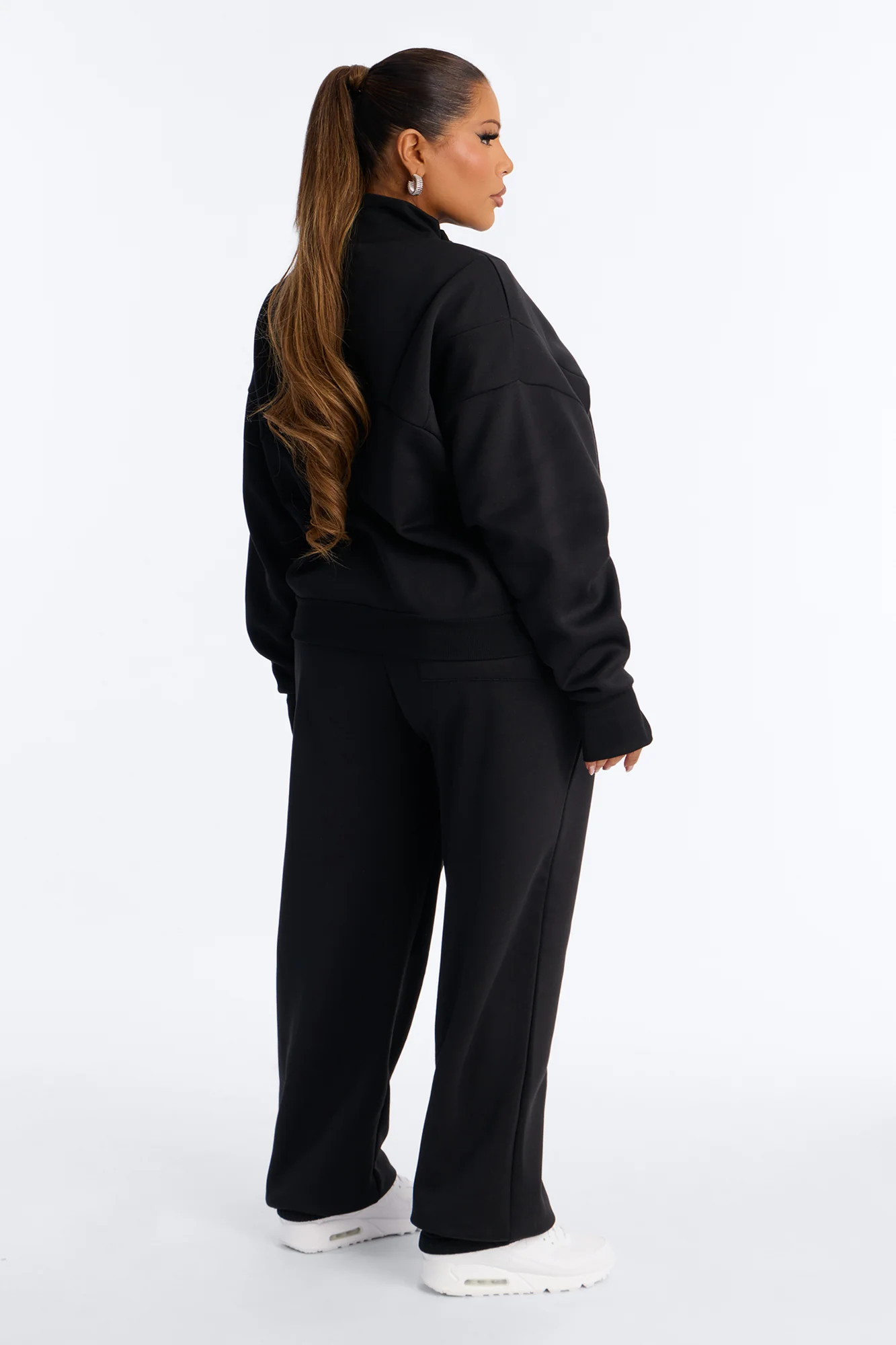 Kora Fleece Jogger Pant Set - Black - Image 8