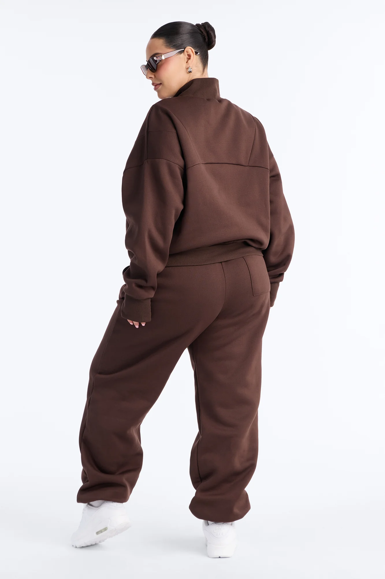 Kora Fleece Jogger Pant Set - Chocolate - Image 7