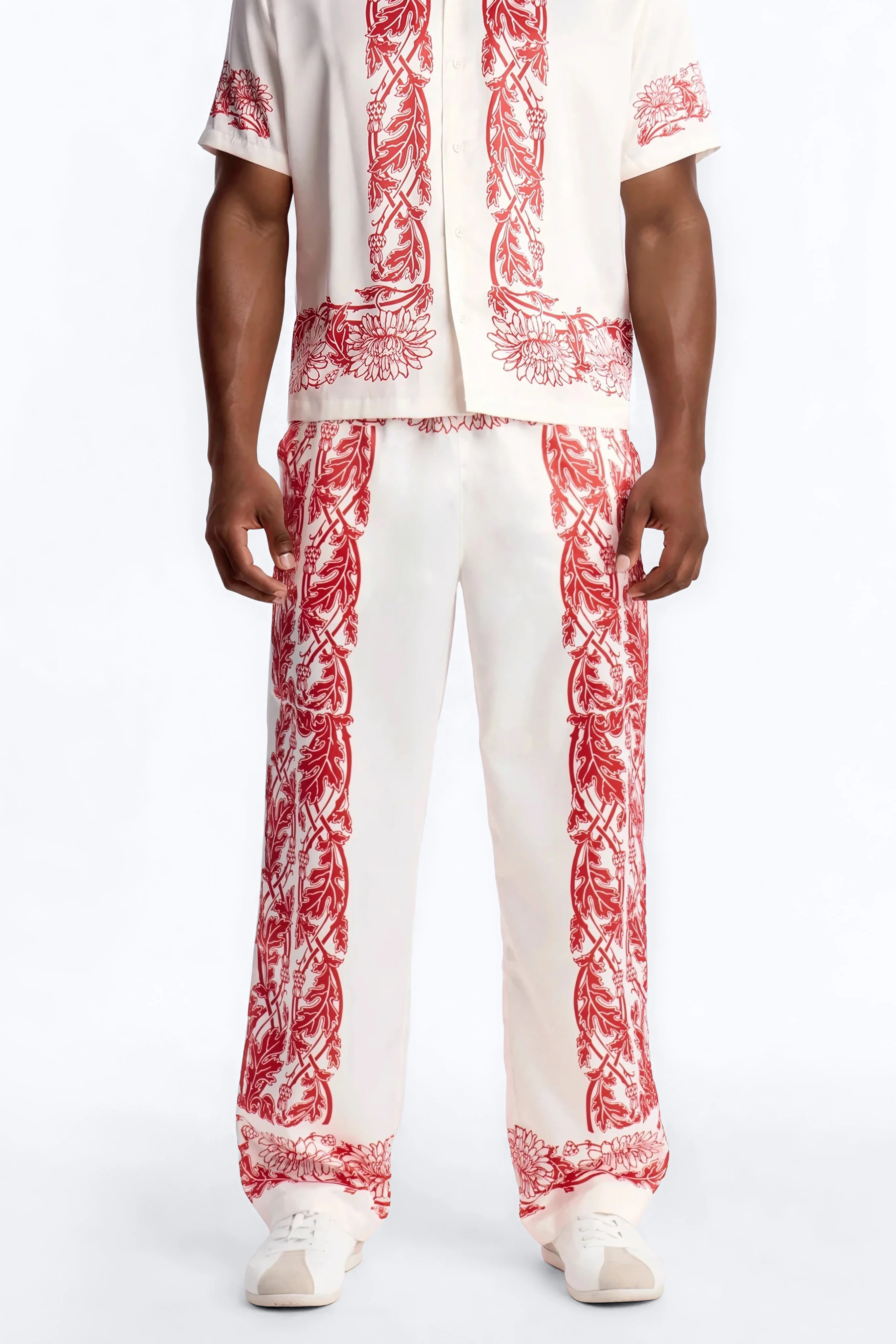 KOS Straight Pants - White