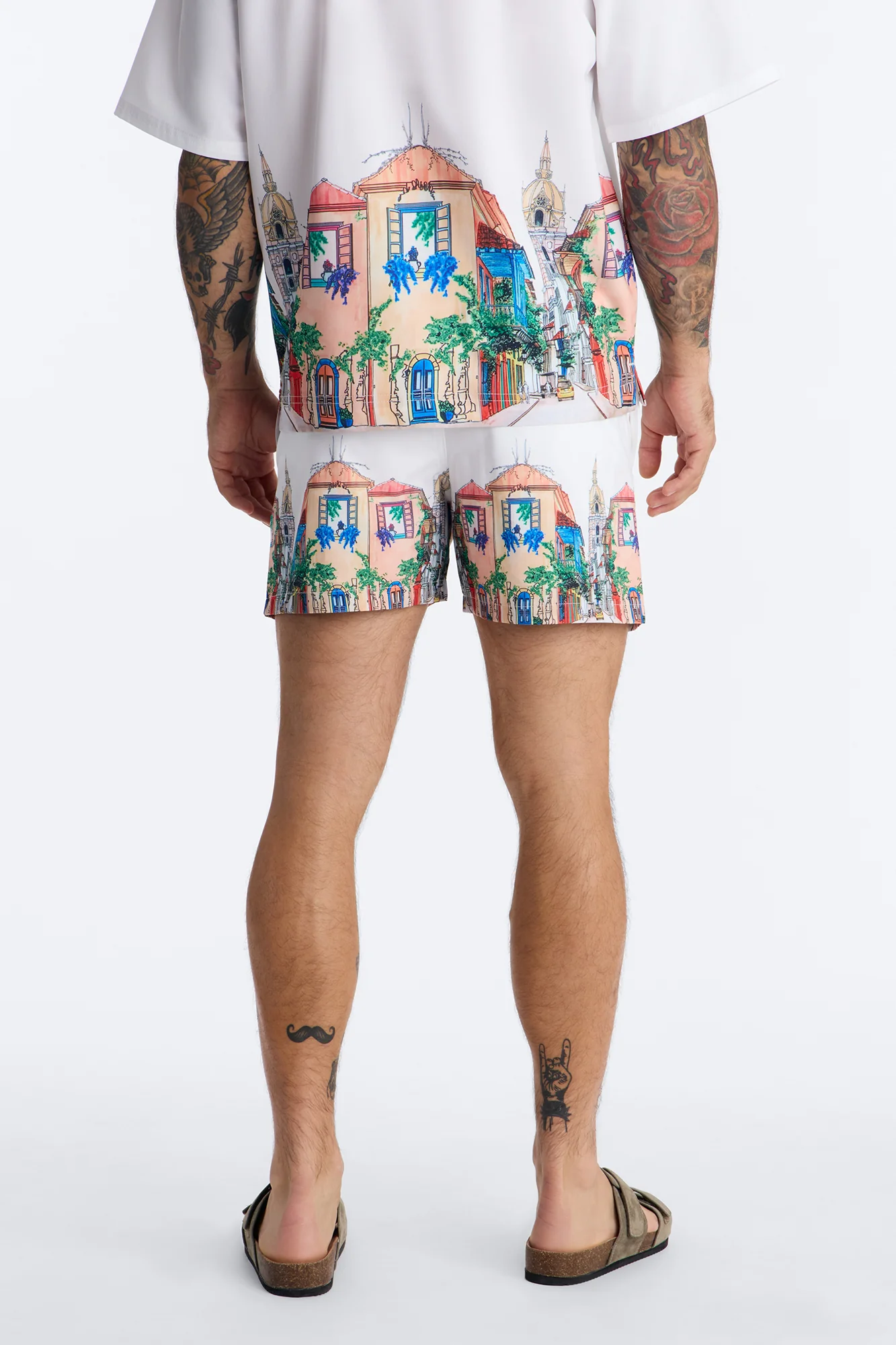 La Calle Viva Swim Trunk 4″ - Multi Color - Image 4