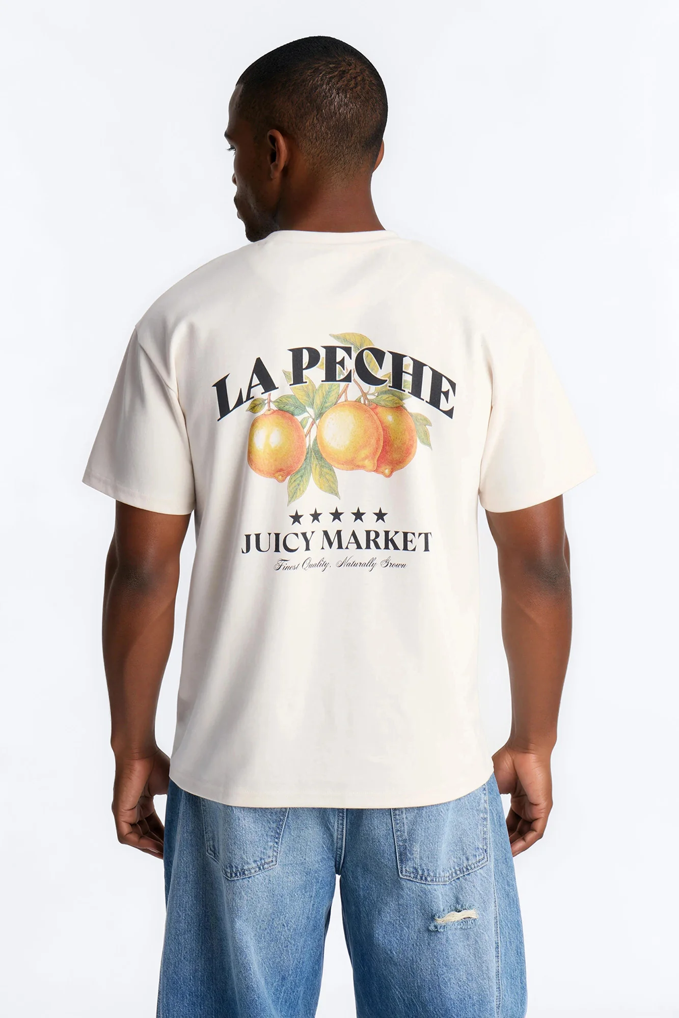 La Peche Juicy Market Short Sleeve Tee - Sand