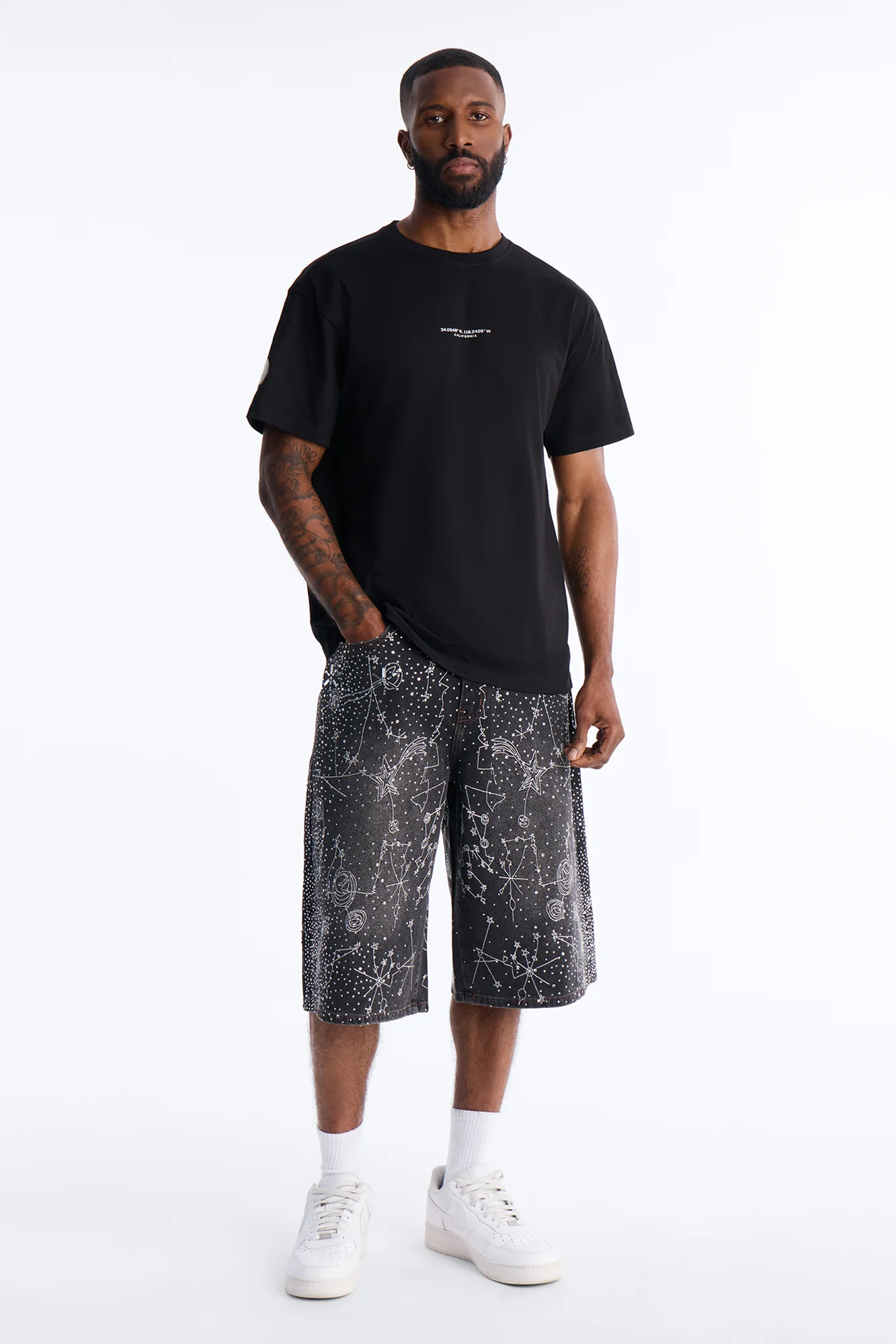 LA West Coast Short Sleeve Tee - Black - Image 3