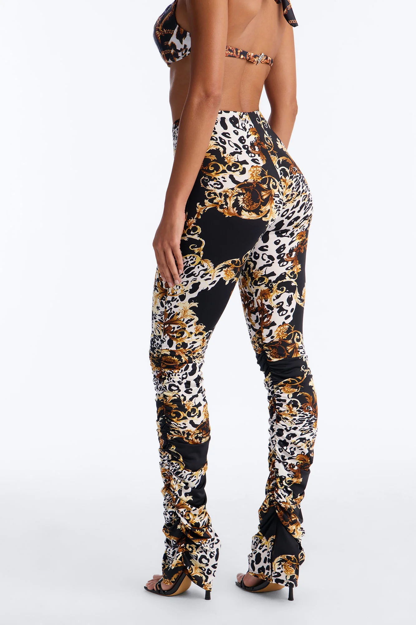 Labeled Luxe Stacked Skinny Pant - Black/combo - Image 4