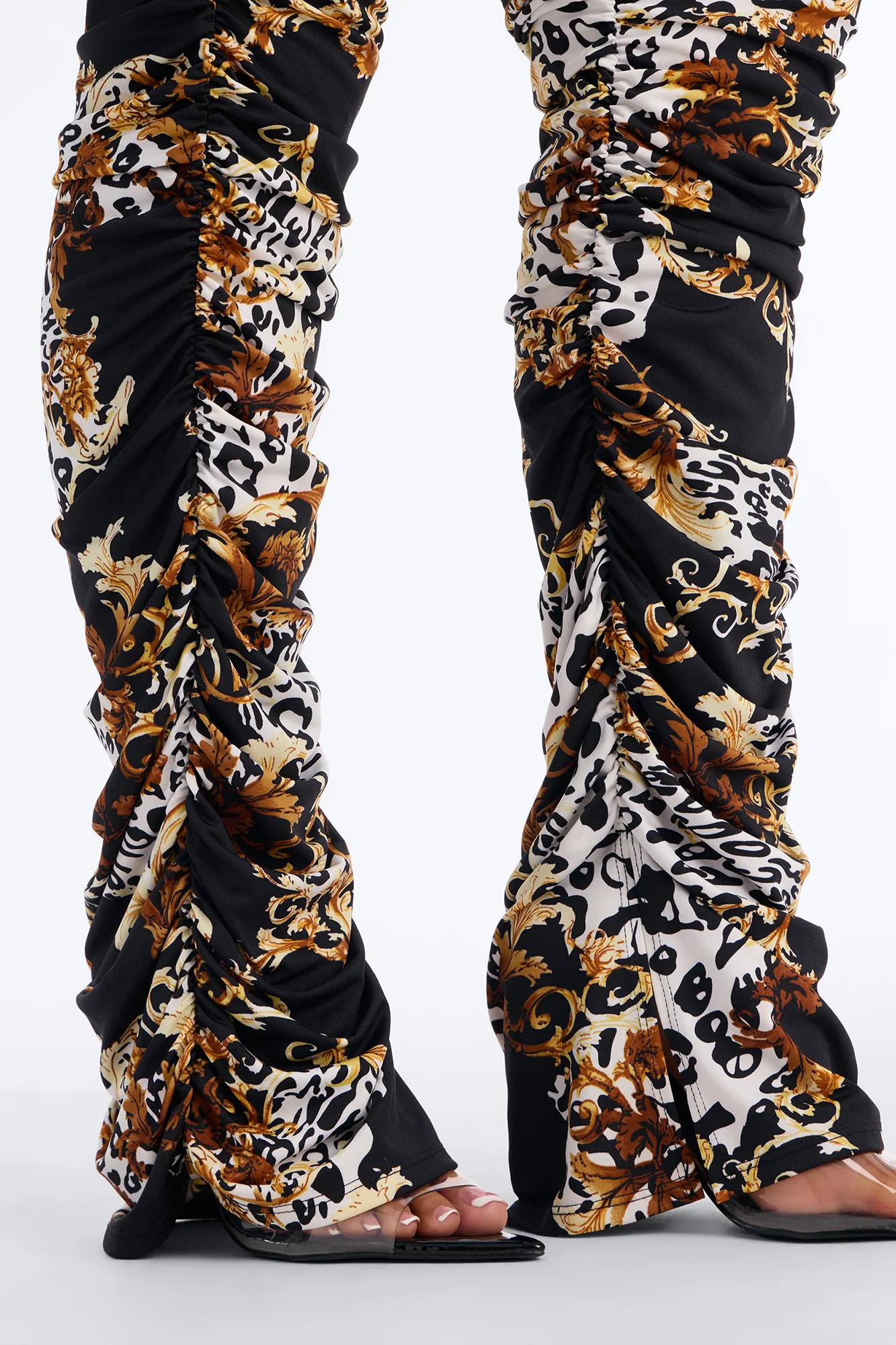 Labeled Luxe Stacked Skinny Pant - Black/combo - Image 7