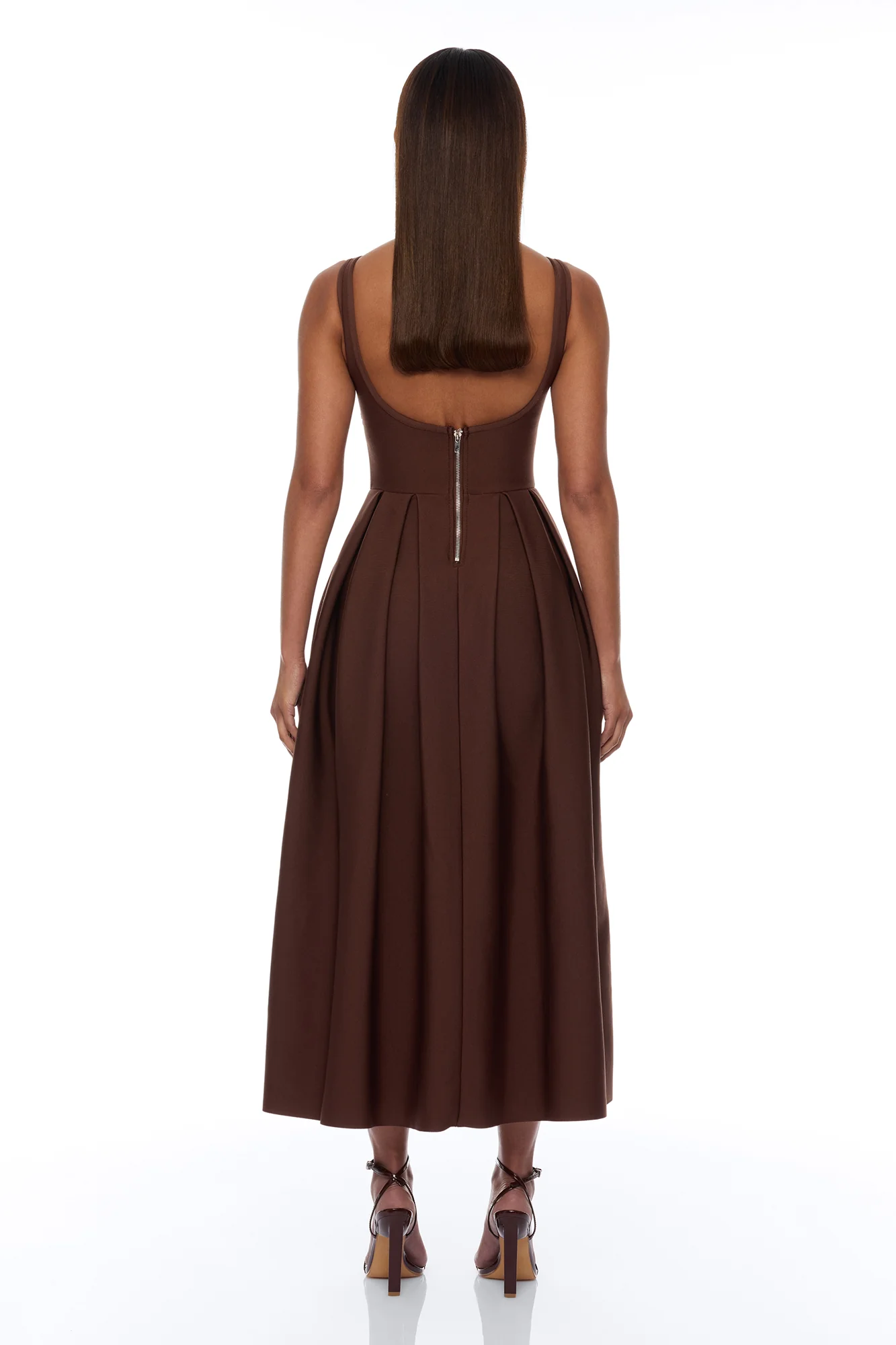 Lani Bandage Maxi Dress - Chocolate - Image 4